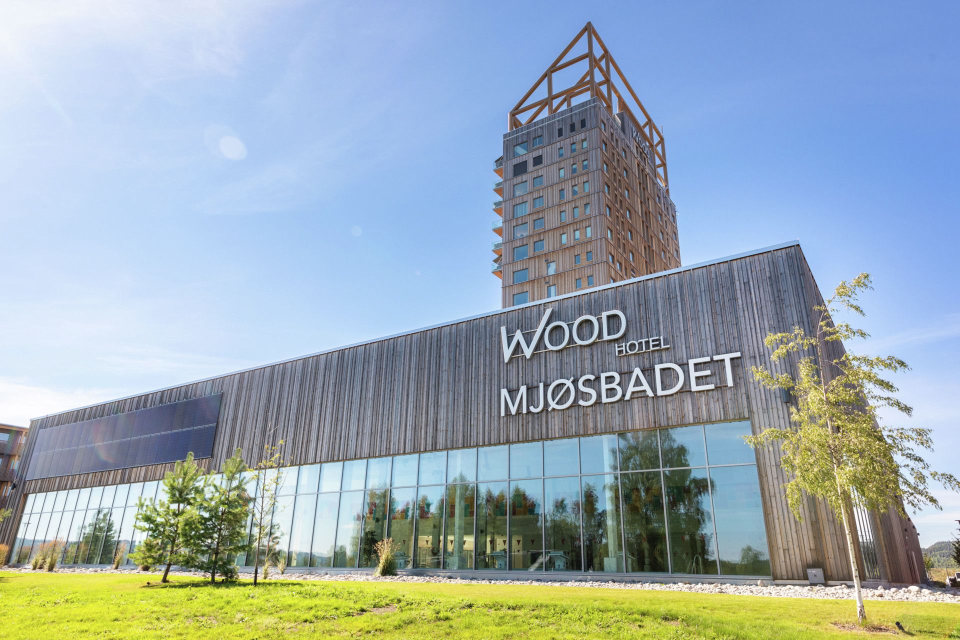 Mjøsbadet ved Mjøstårnet