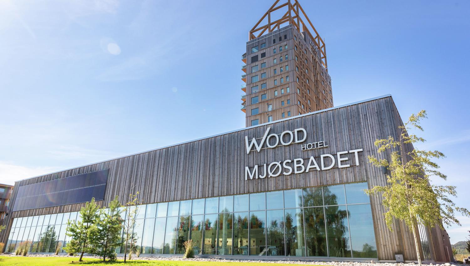 Mjøsbadet ved Mjøstårnet
