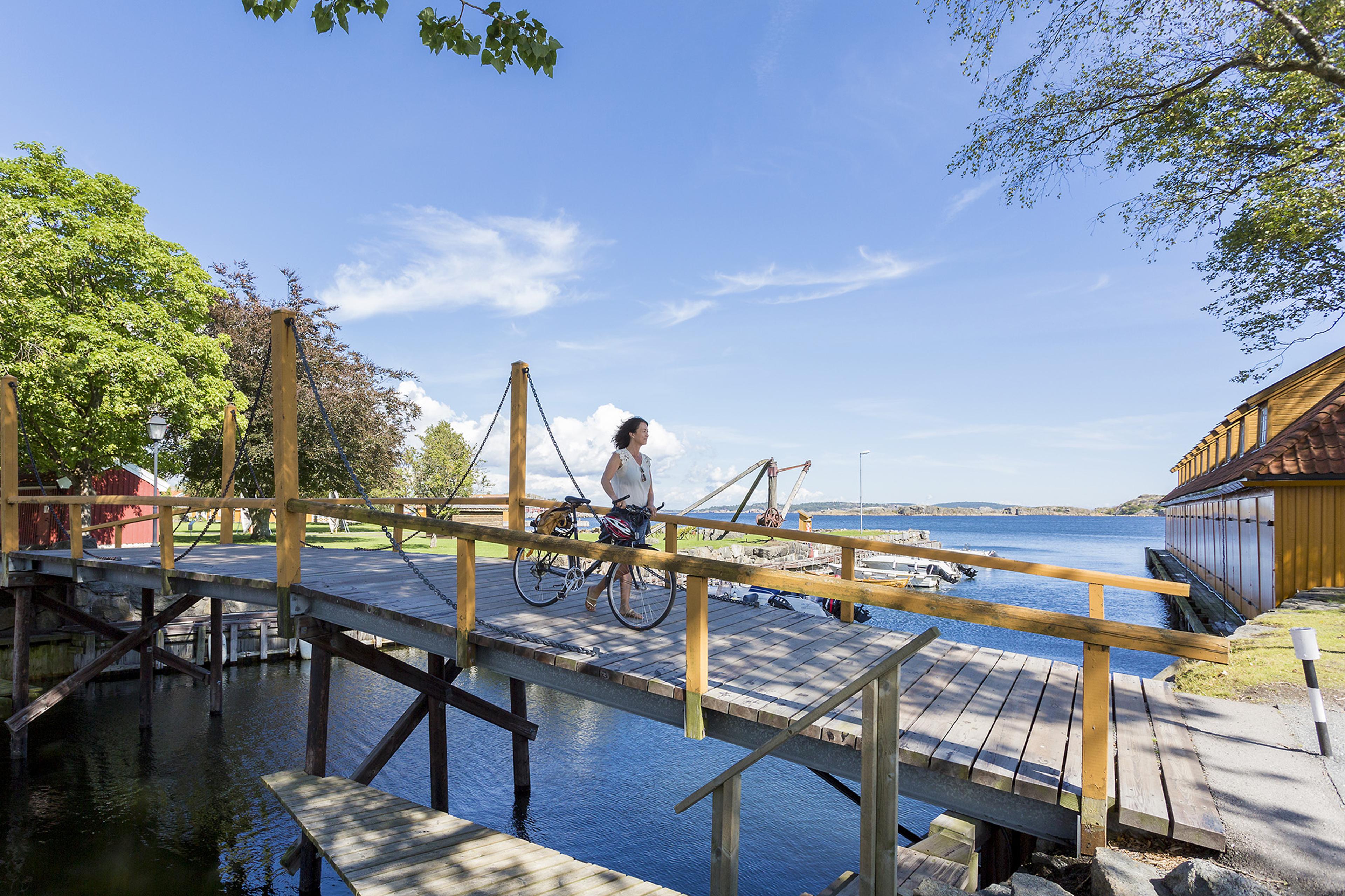 Sykkel på Fredriksvern Verfts