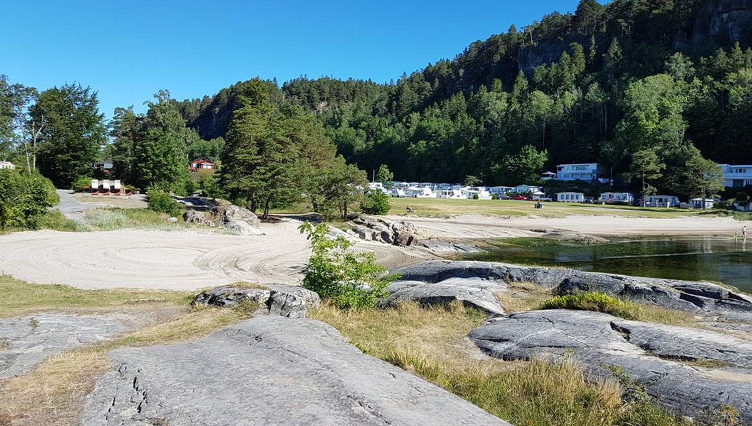 beach at Rognstranda Camping