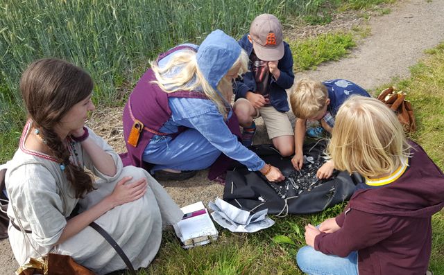 Children with grave finds at Kaupang