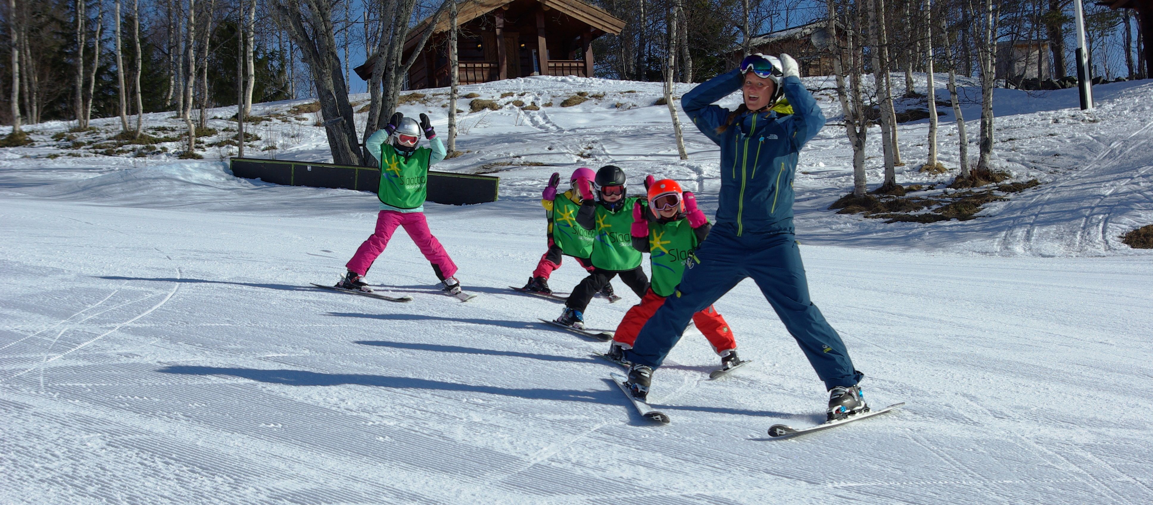 Learn how to ski with fun excercises