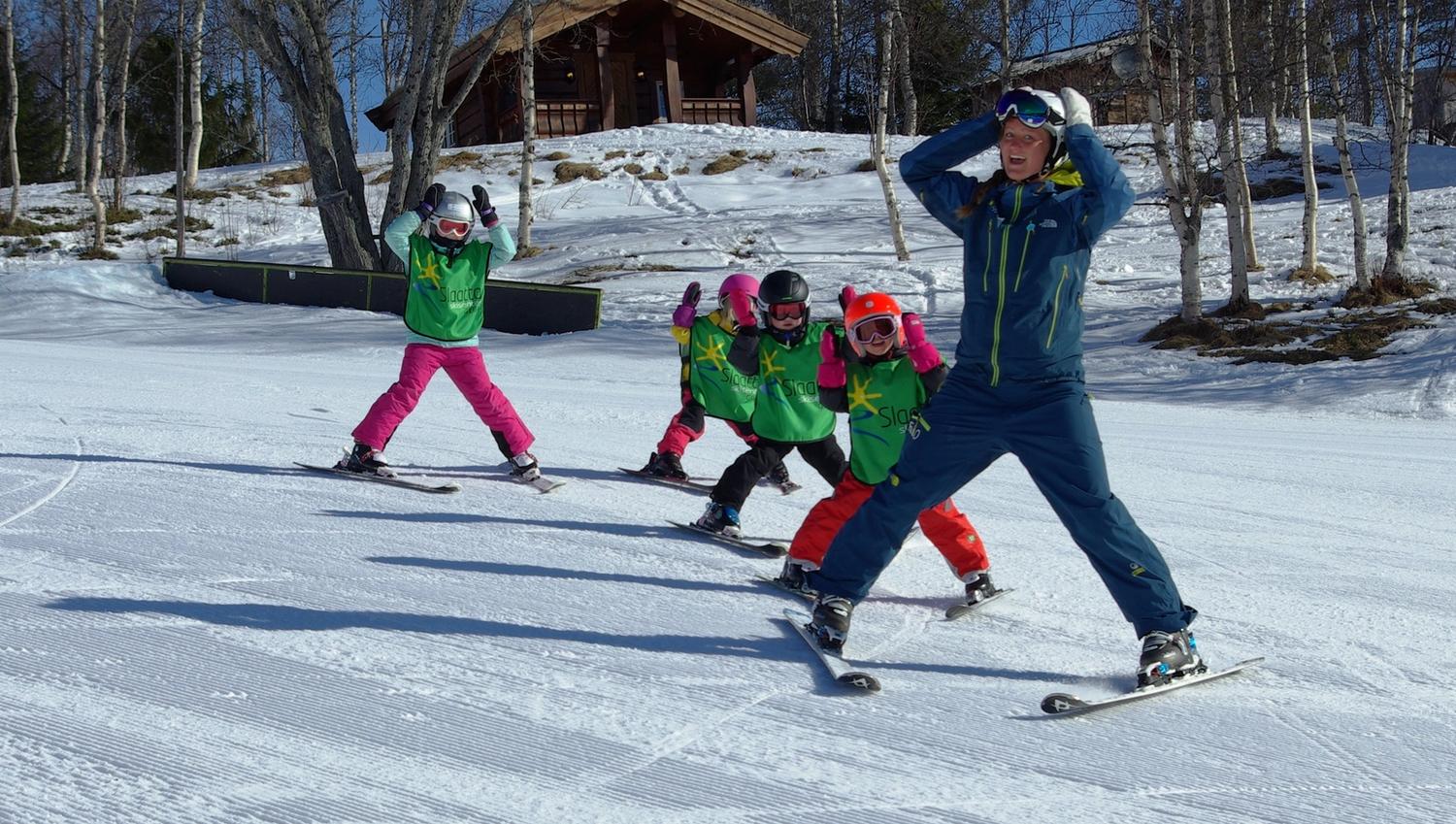 Learn how to ski with fun excercises