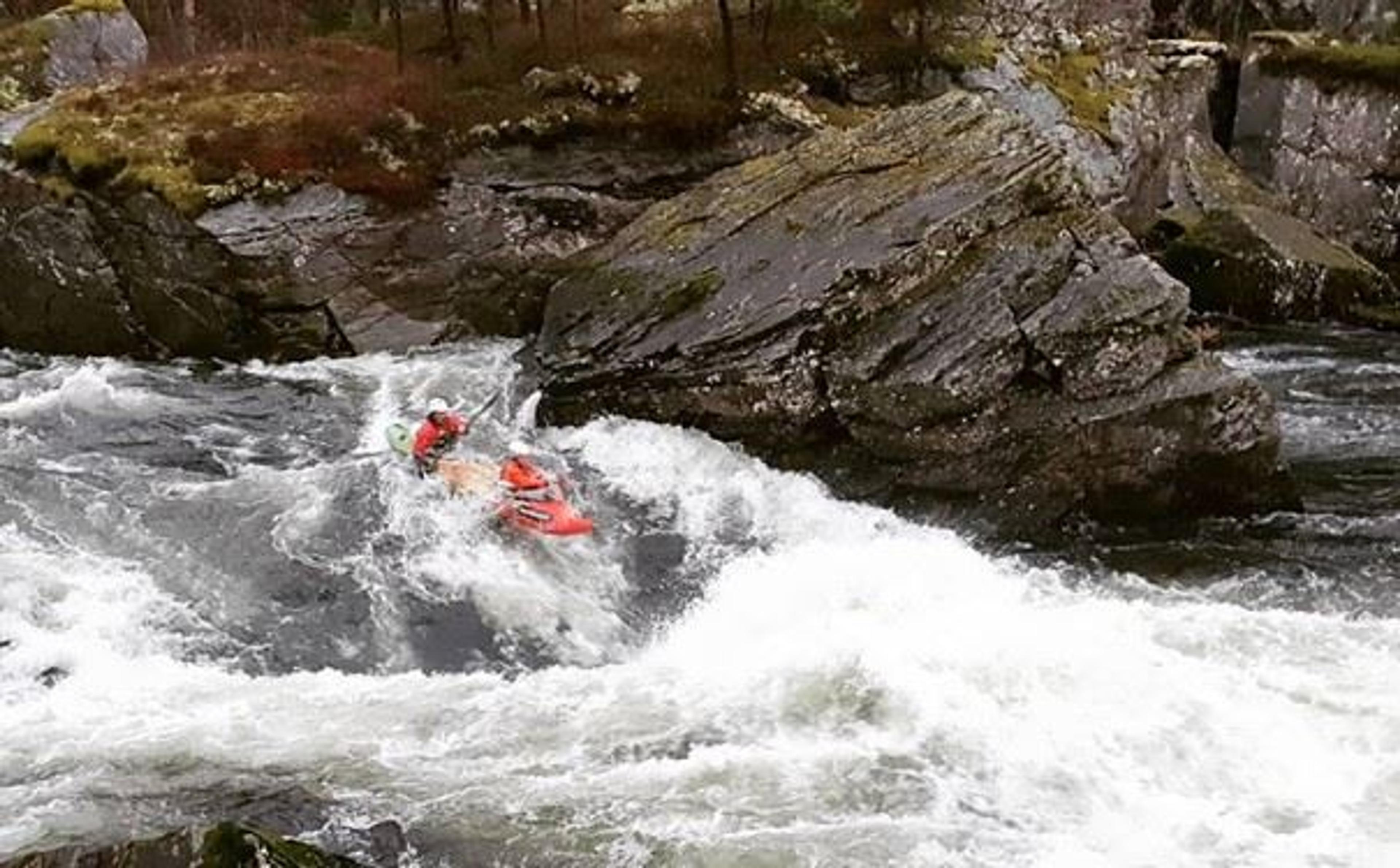Tandem kayaking with Kayak Voss