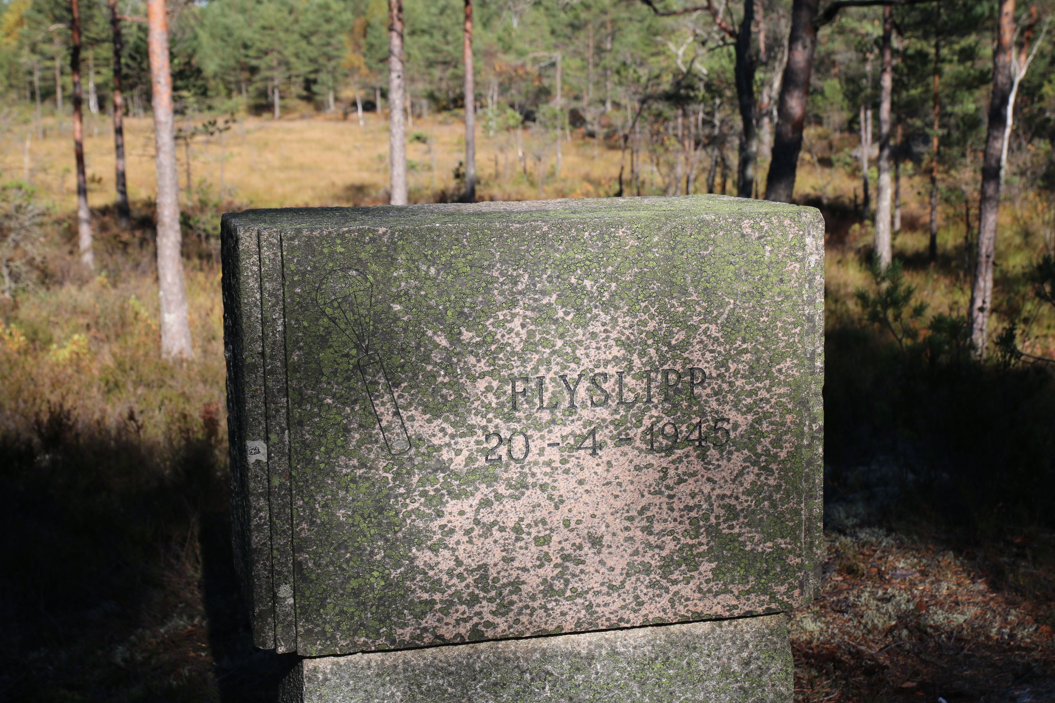 Monument over "Flyslipp 1945"