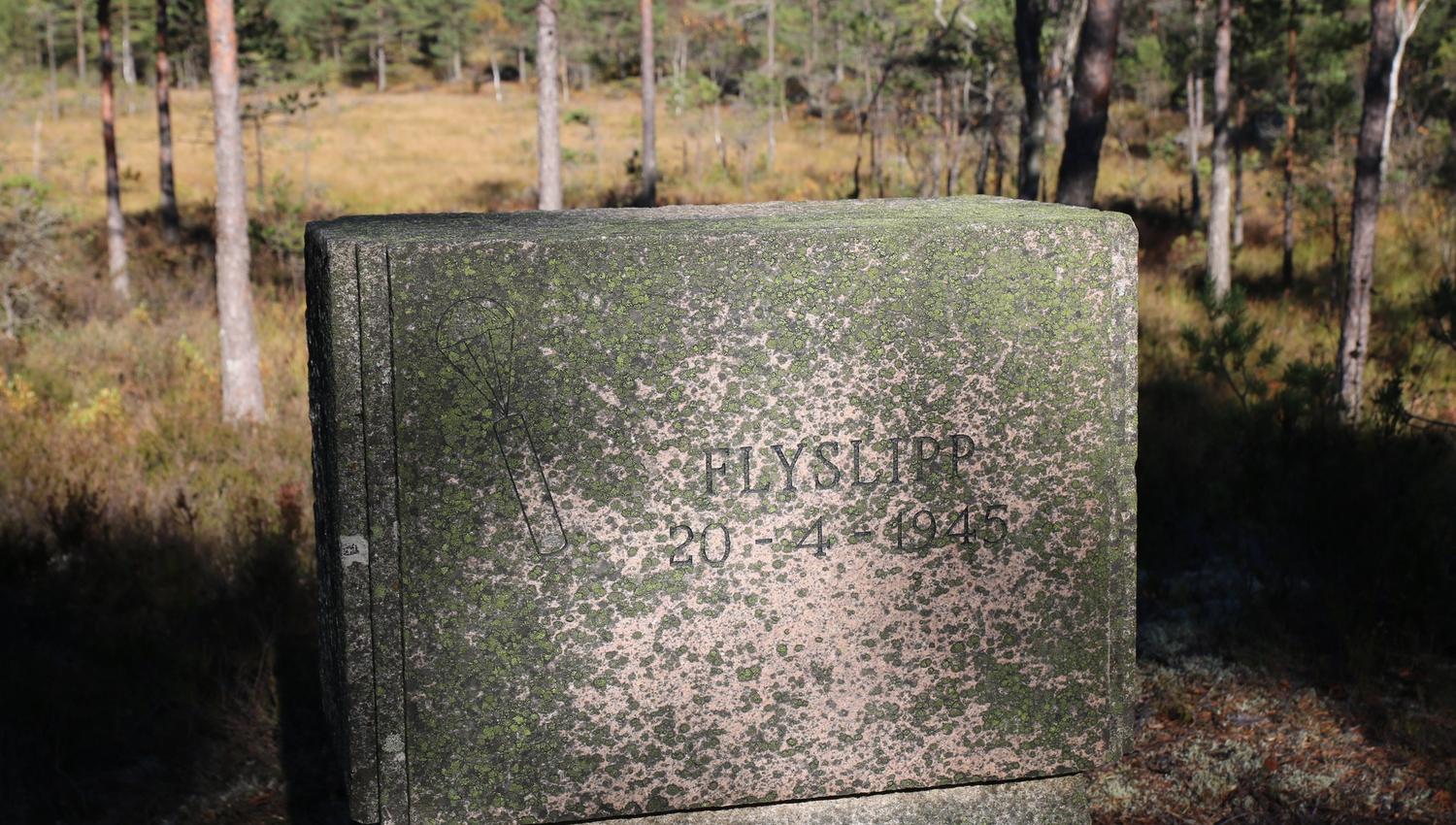 Monument over "Flyslipp 1945"