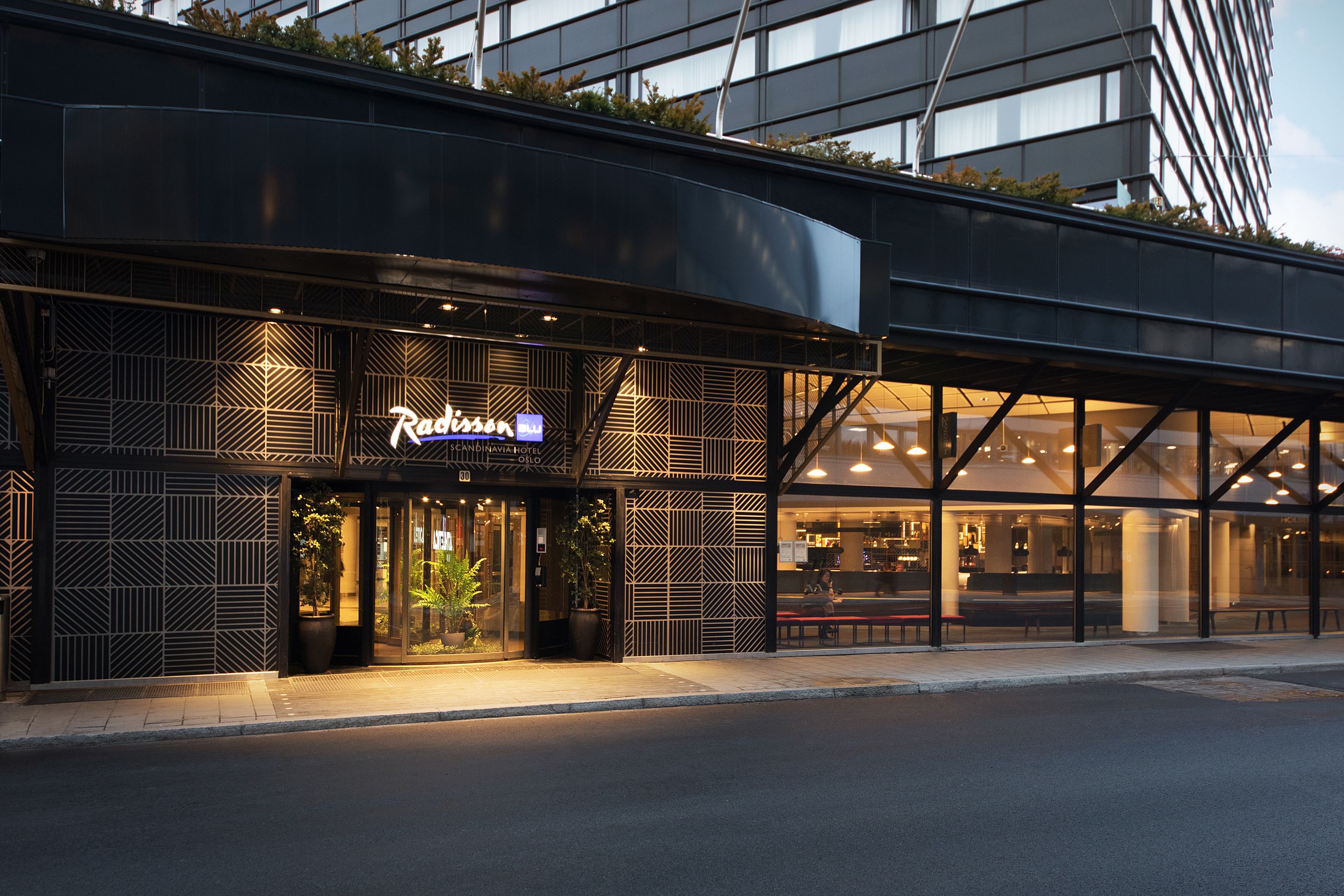 Inngang til hotellet
