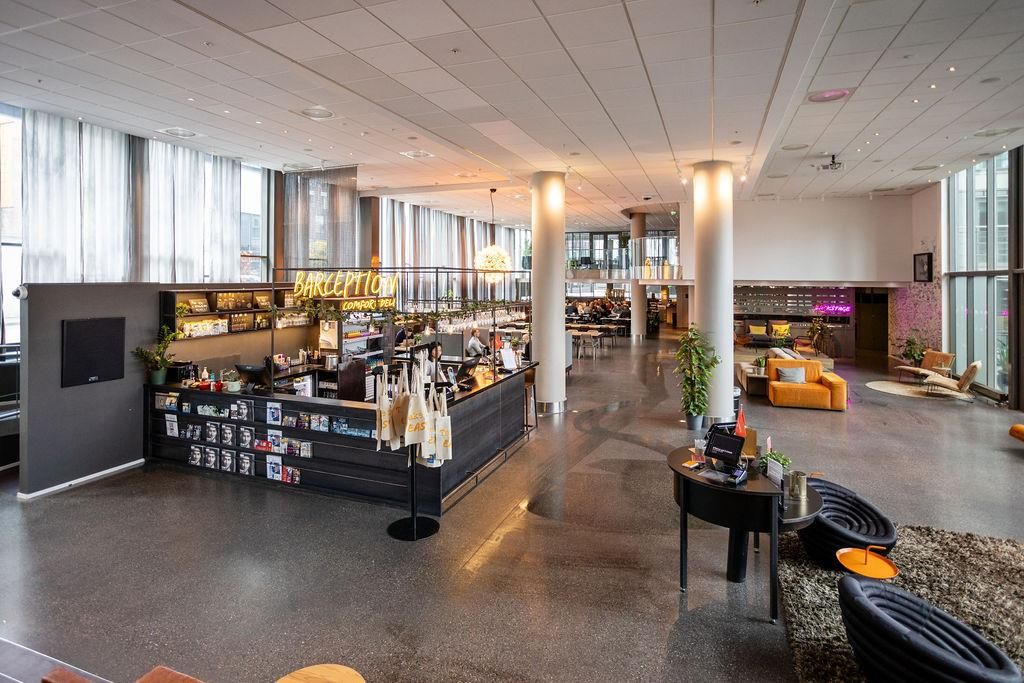 Union Brygge, hotell, barception, resepsjon