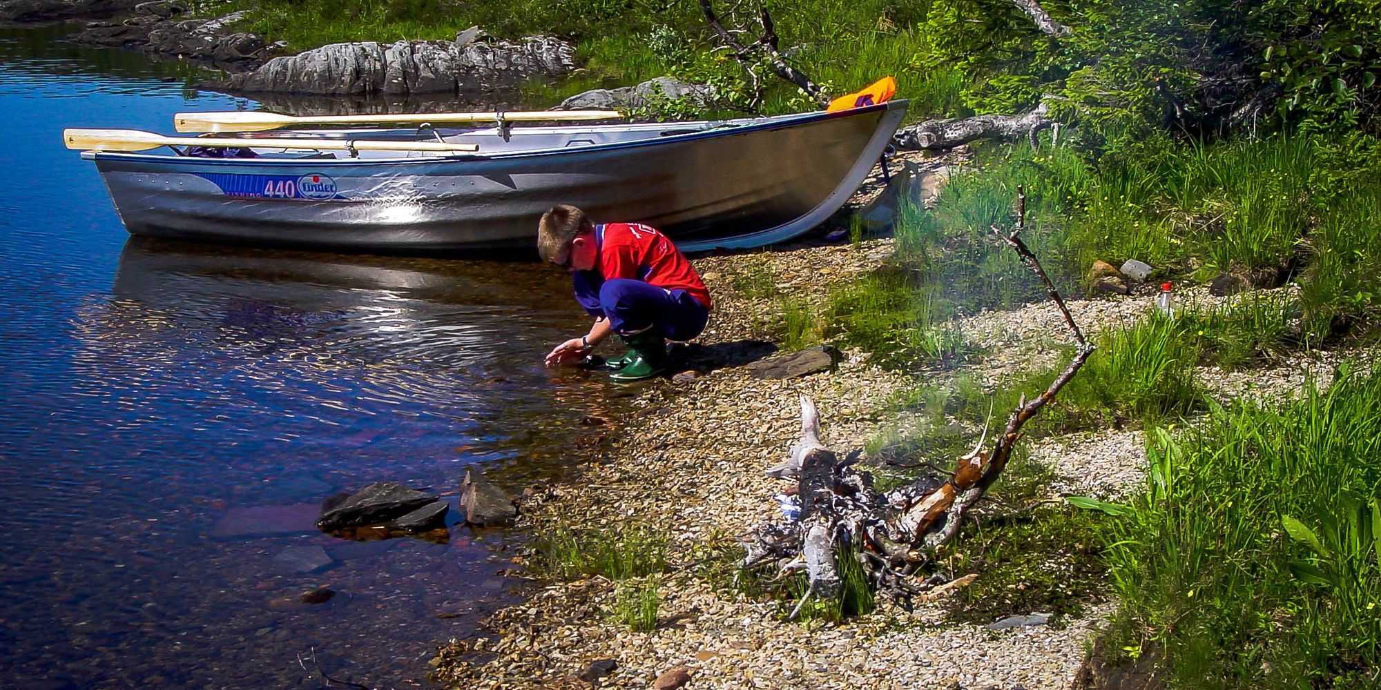Fishing in Åsvatnet