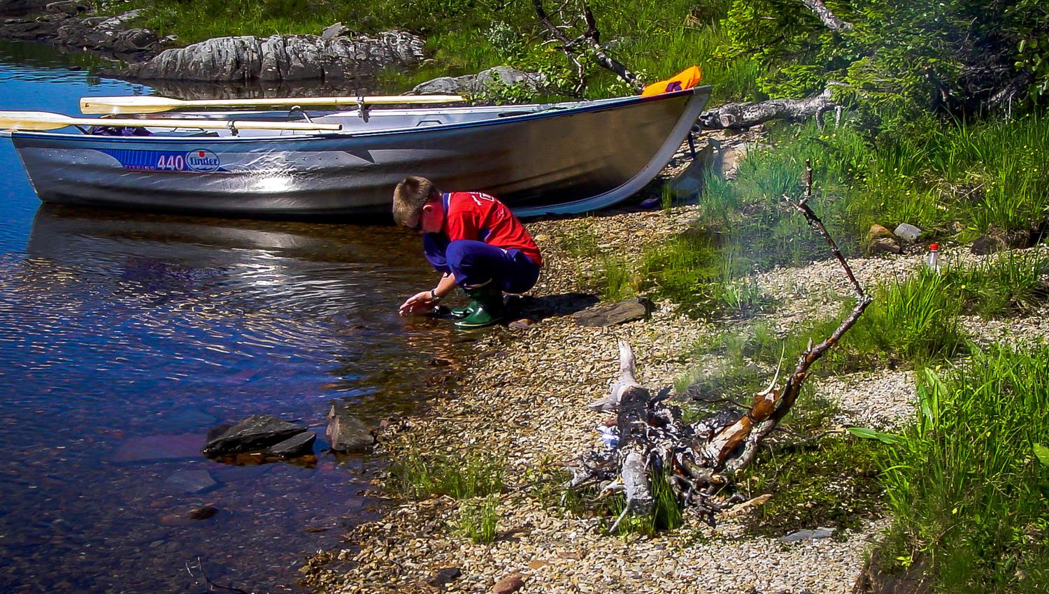Fishing in Åsvatnet