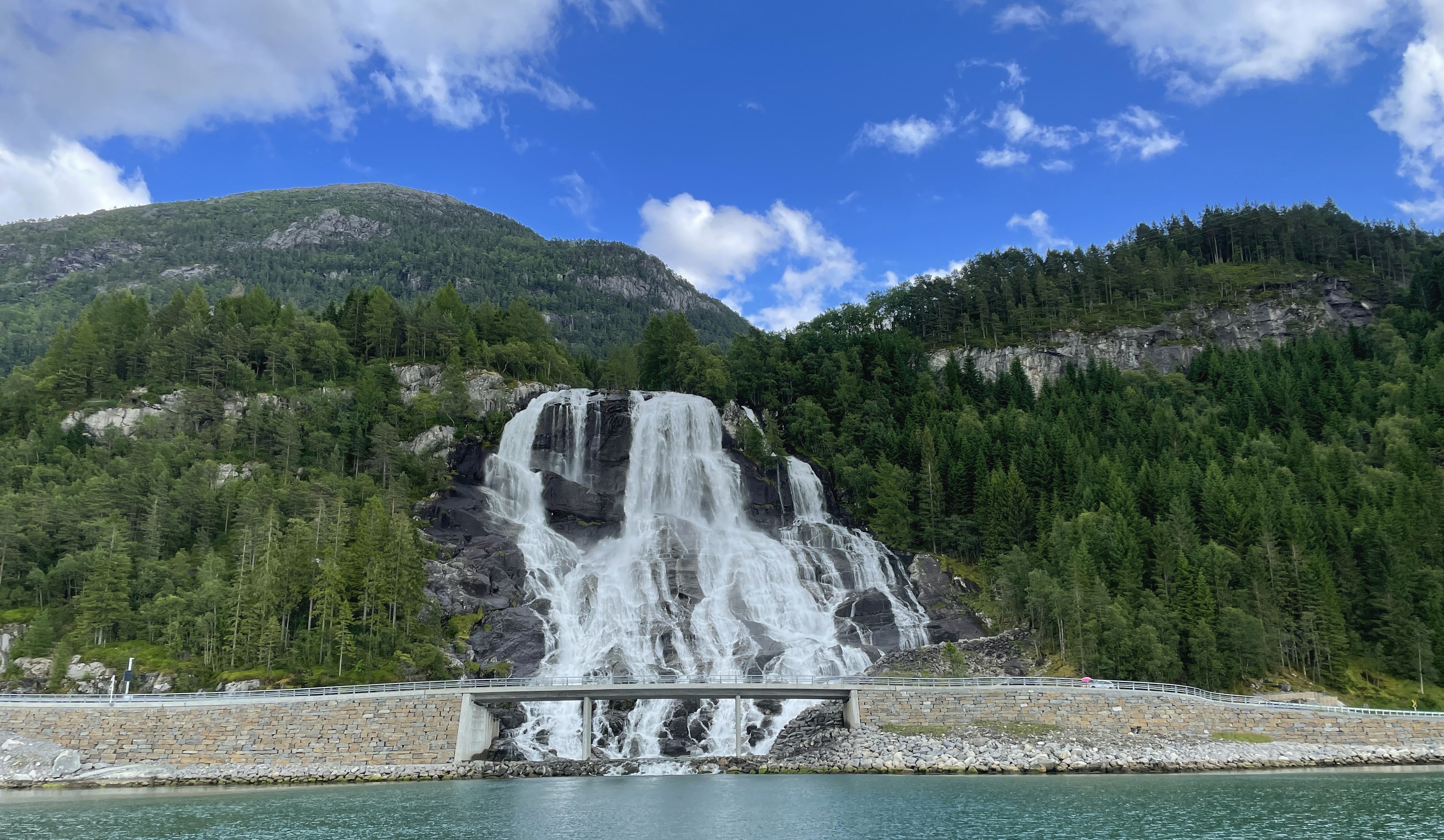 The Fureberg waterfall