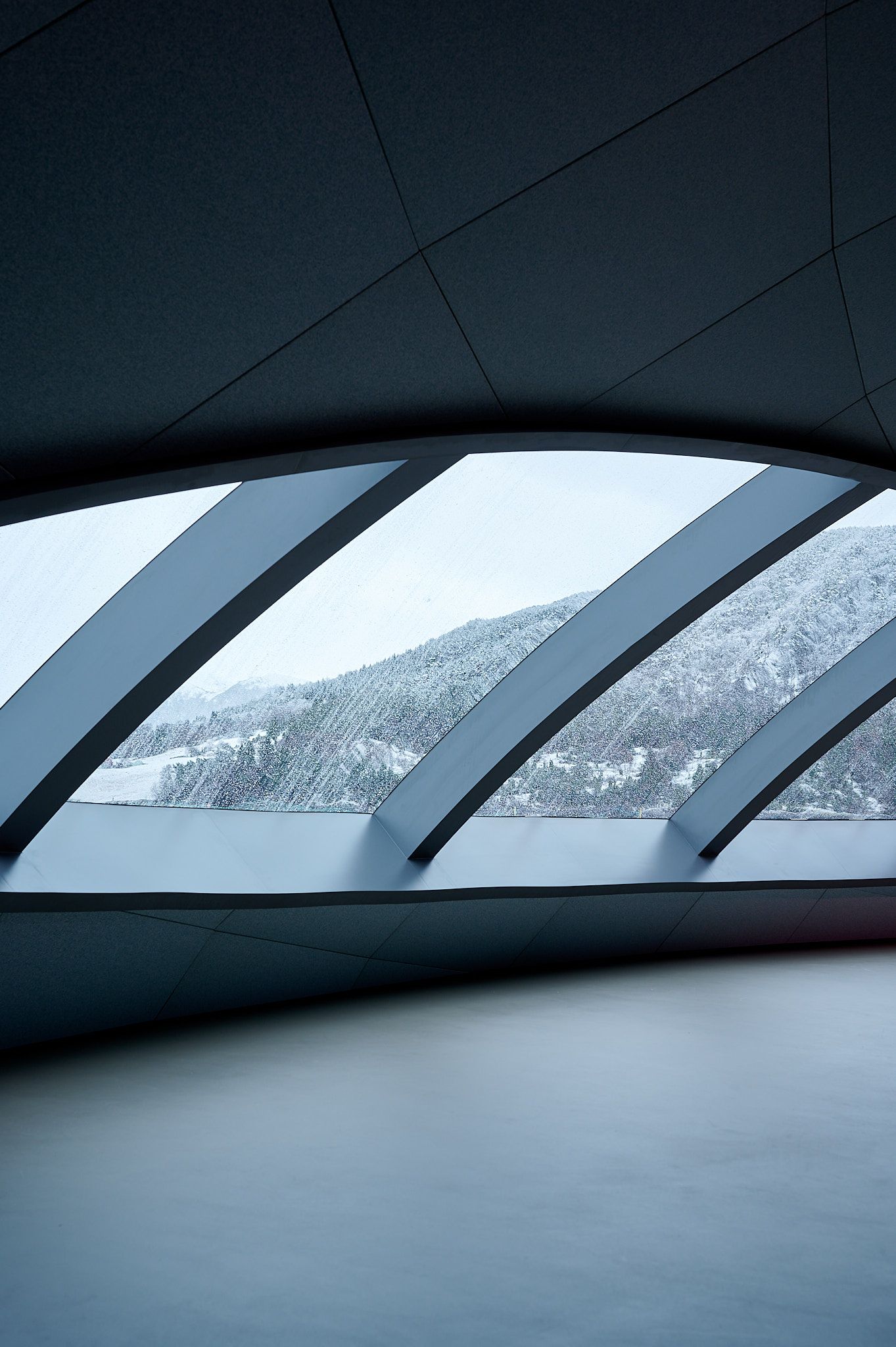 Windows inside of Salmon Eye