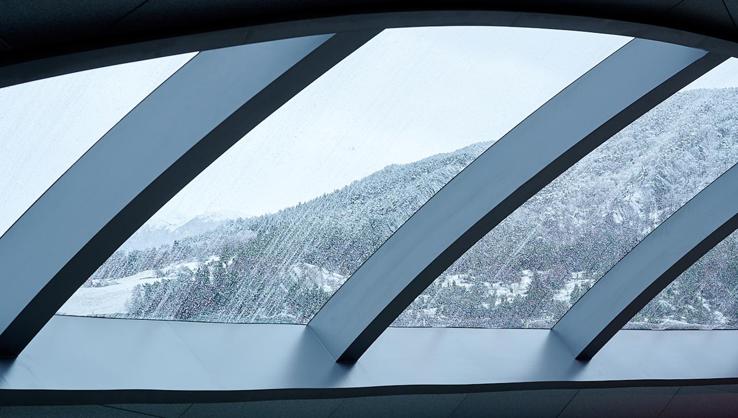 Windows inside of Salmon Eye