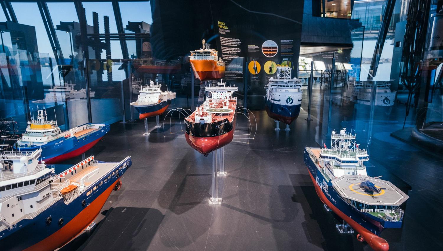 Bilde fra utstillingen i Norsk Oljemuseum