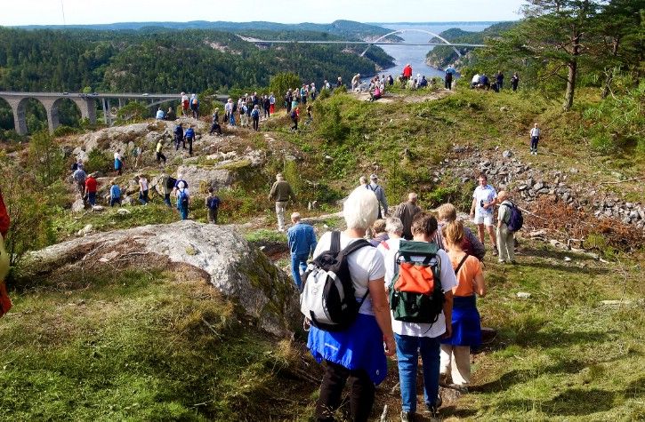 Kyststien på Hjelmkollen