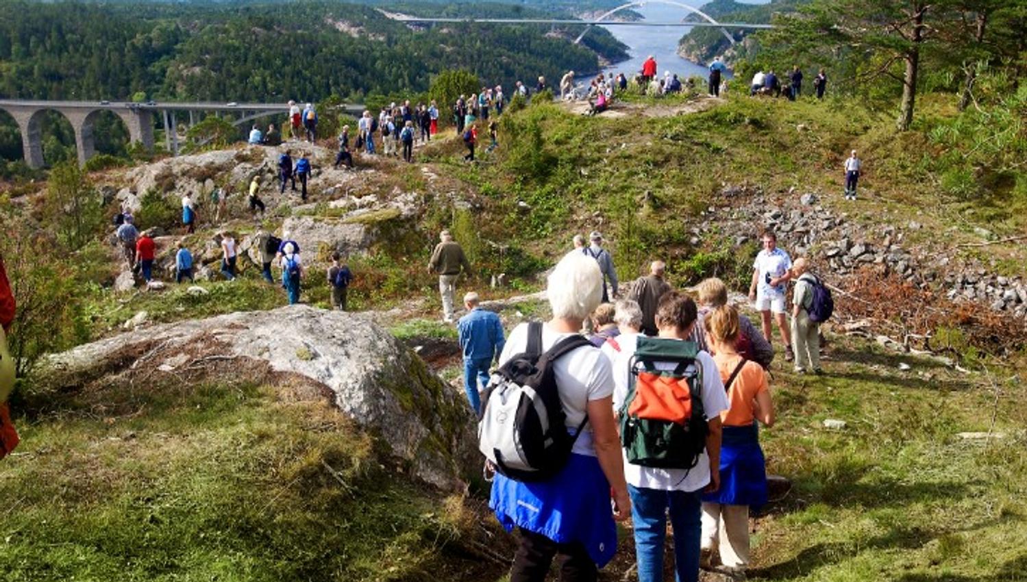 Kyststien på Hjelmkollen