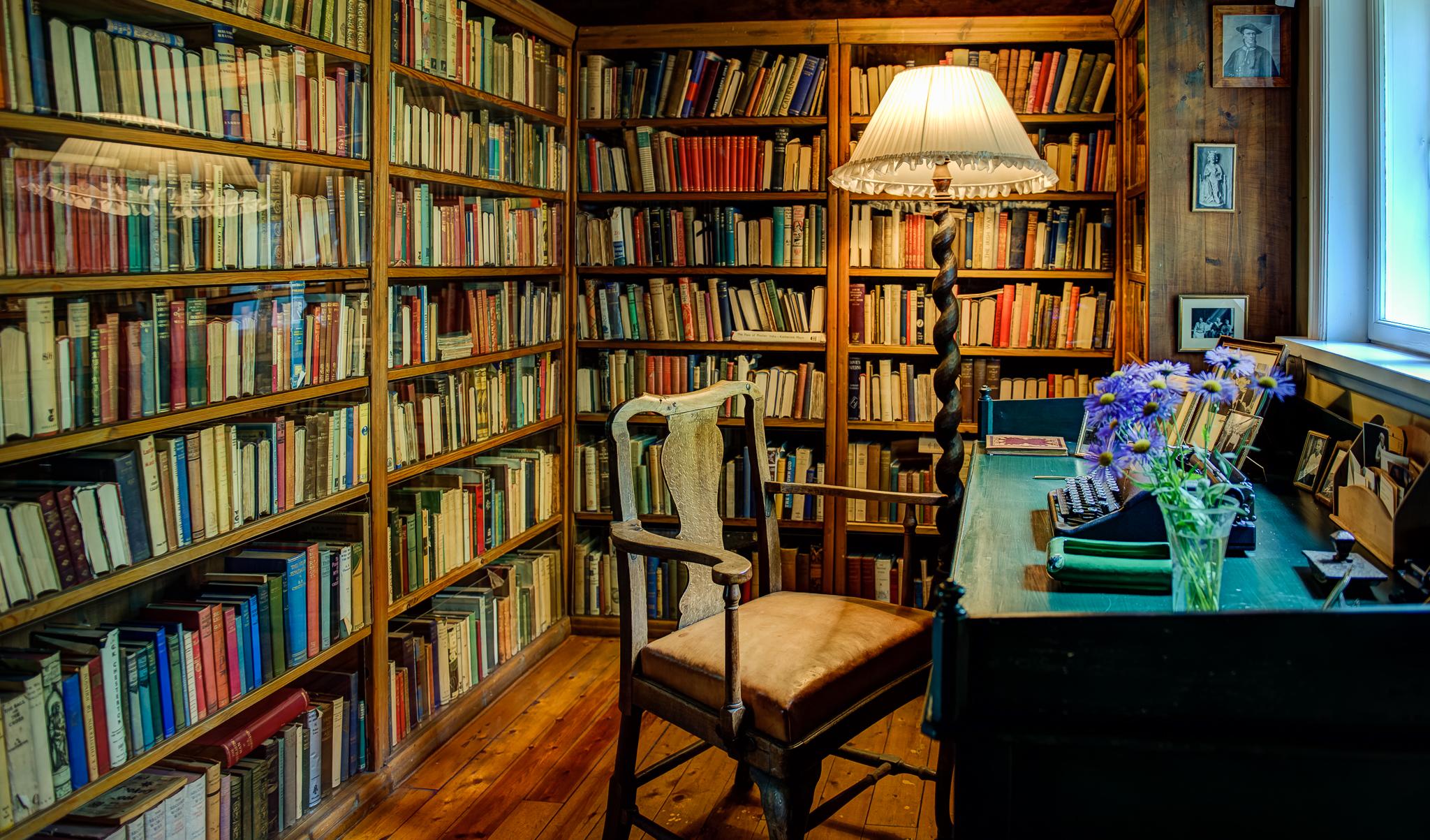 The library at Bjerkebæk