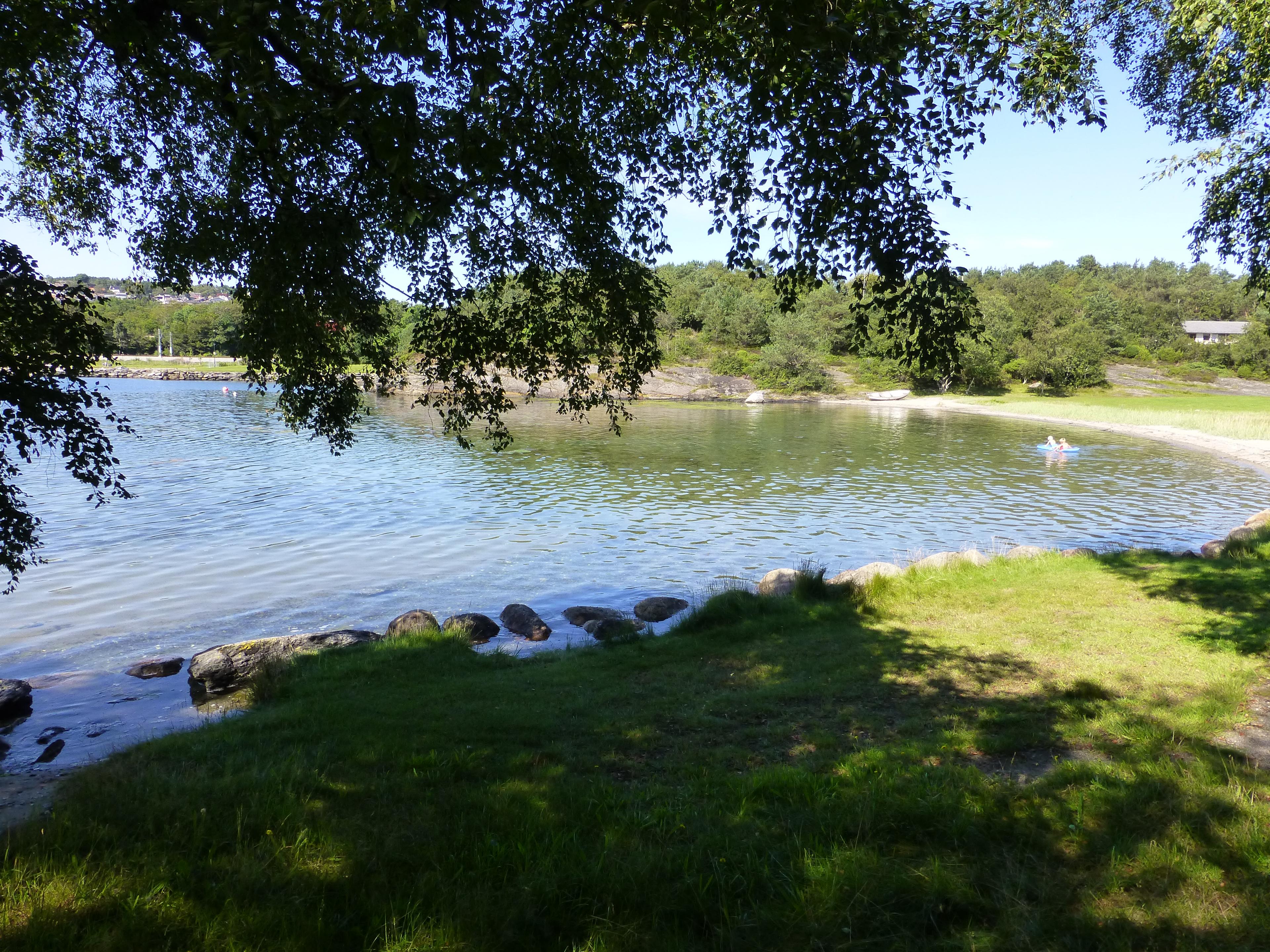 A cycle path along the rails in Stavanger