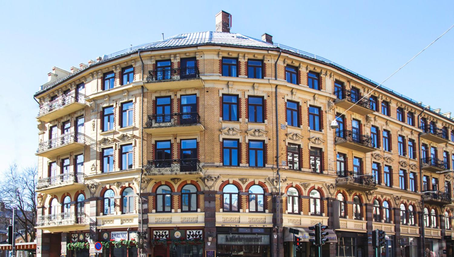 Hotellets fasade