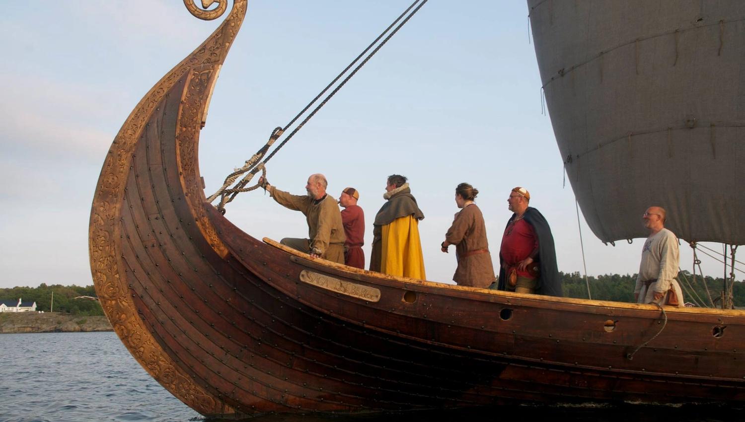 The Viking ship Saga Oseberg
