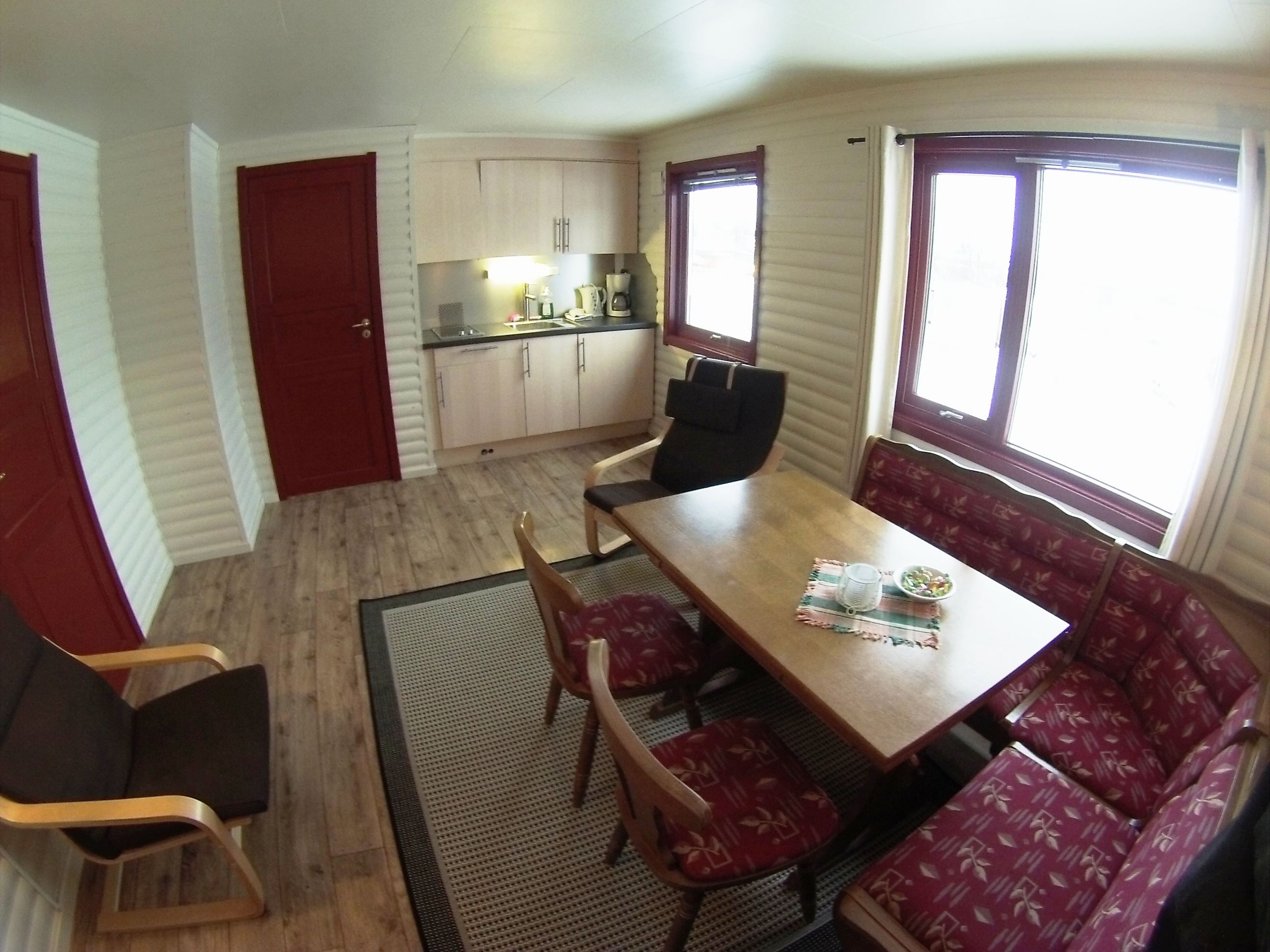 open plan, kitchen and living room