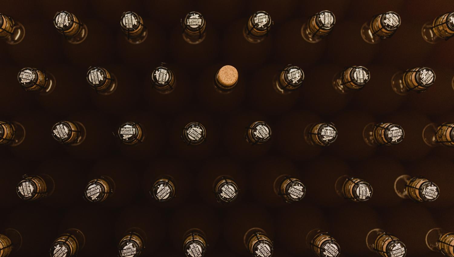 wine bottles