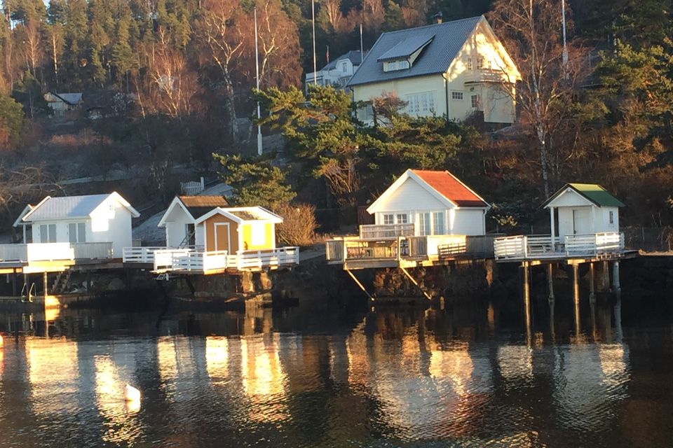 Beach houses at Snarøya