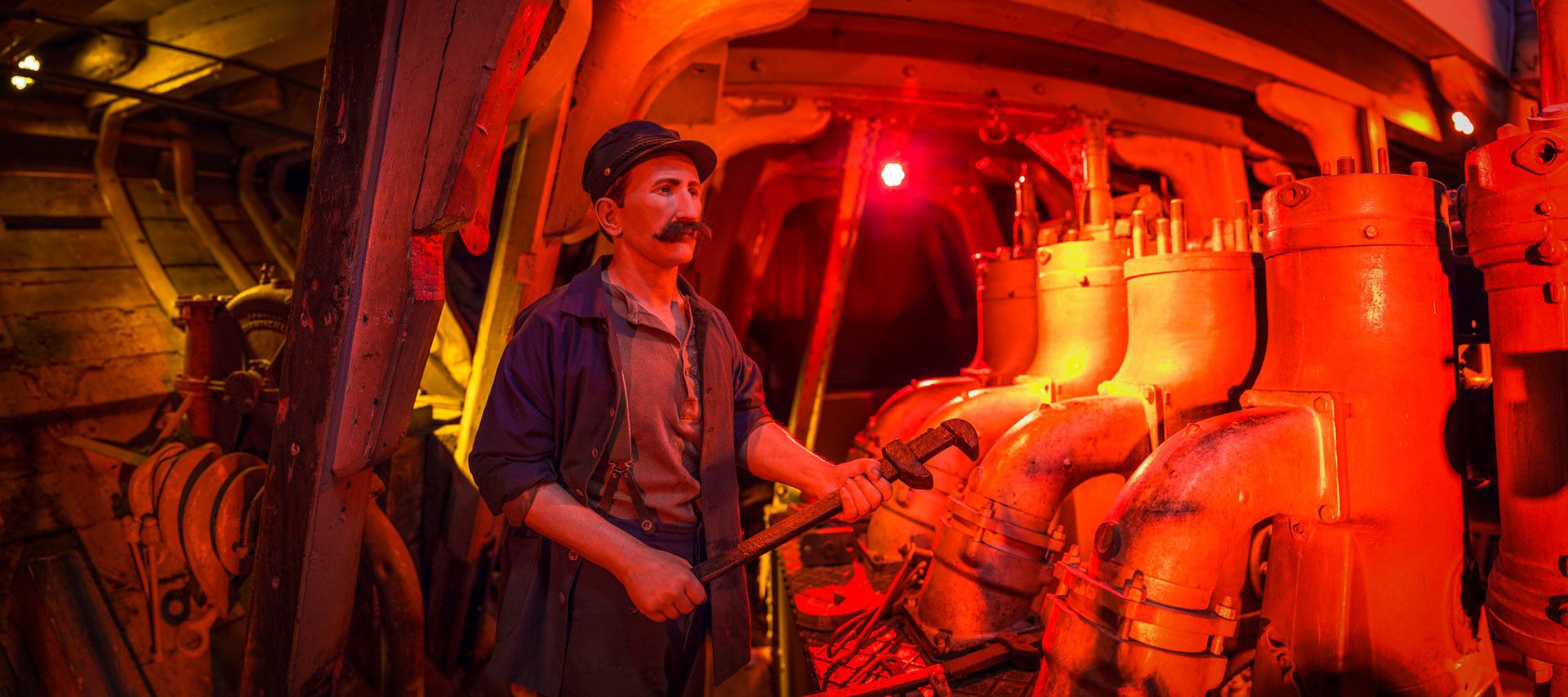 Machine room on the Fram