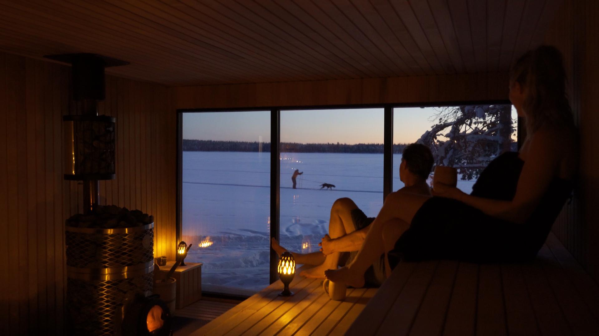 Badstue hos Mesna, nær Sjusjøen