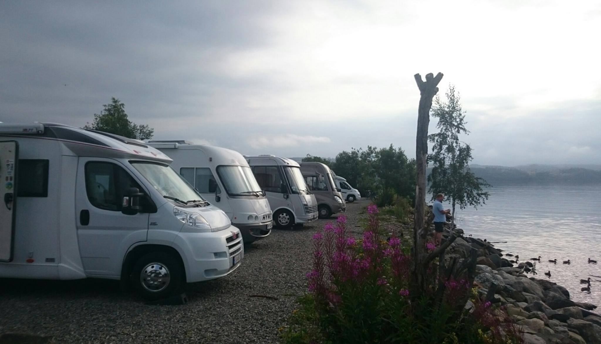 Bobilparkering Gjøvik Marina, ved Mjøsa 1
