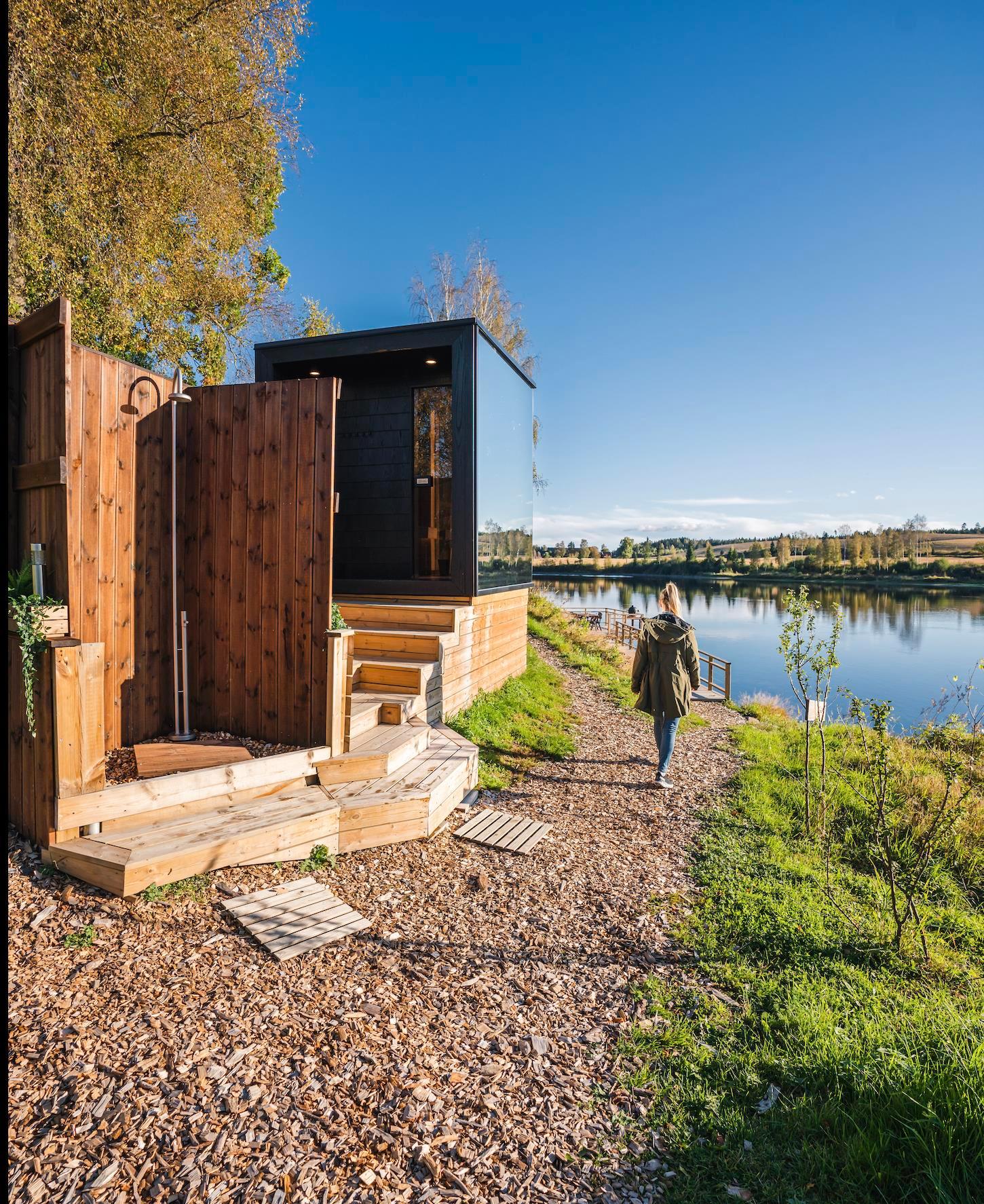 Sauna by the riverside