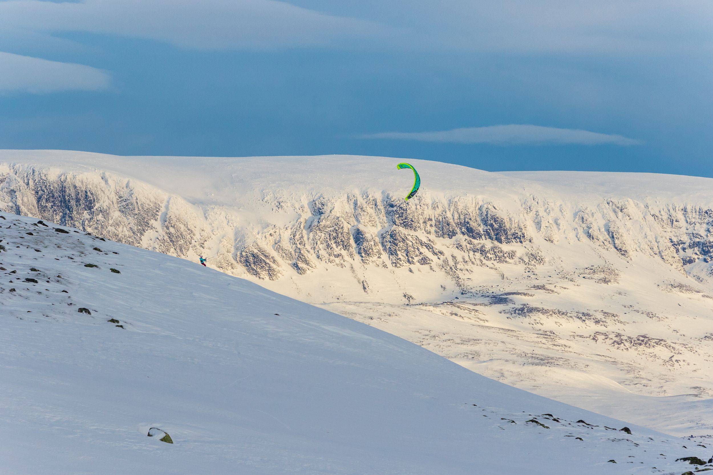 Snowkiting Haugastøl
