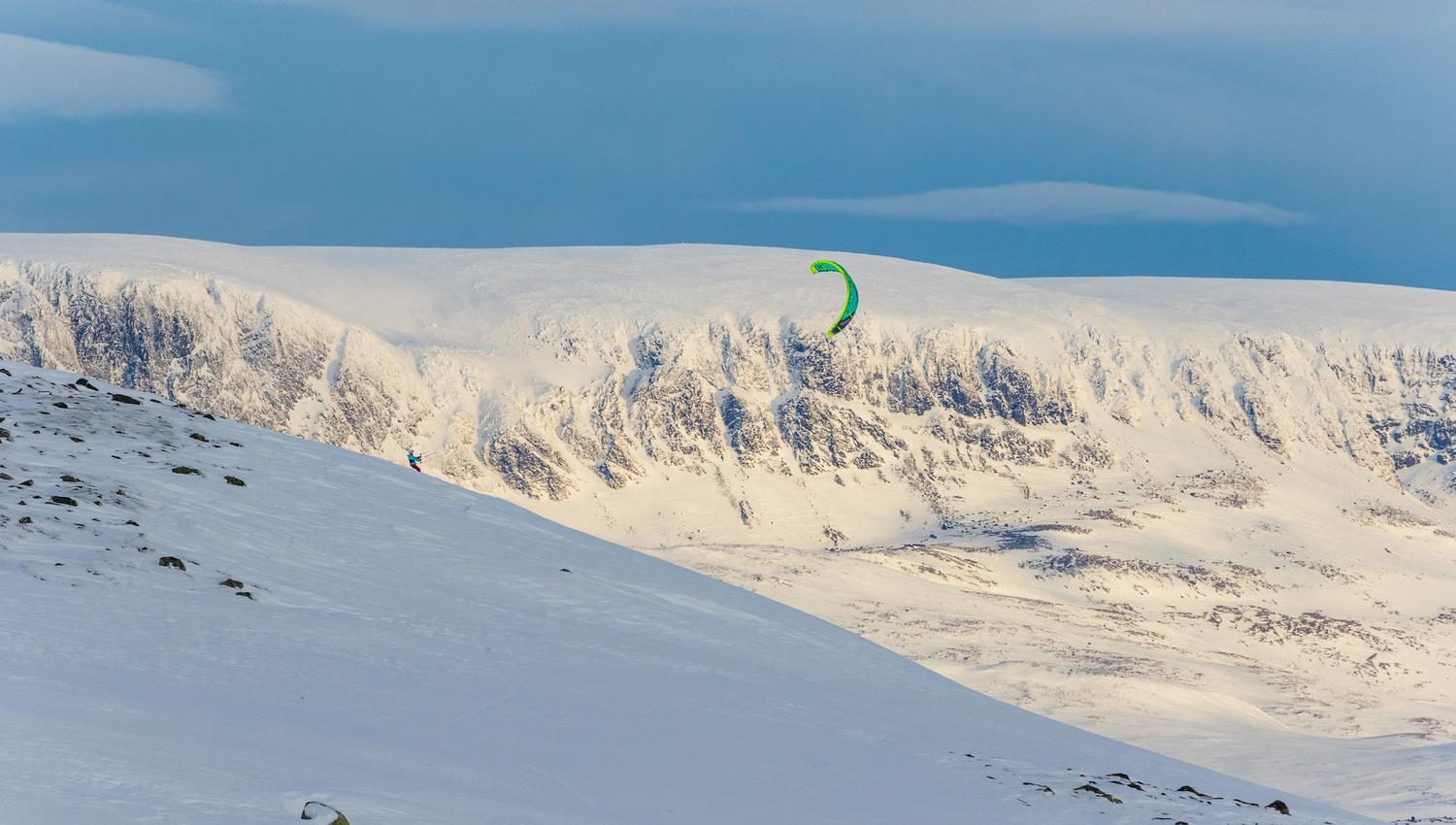 Snowkiting Haugastøl