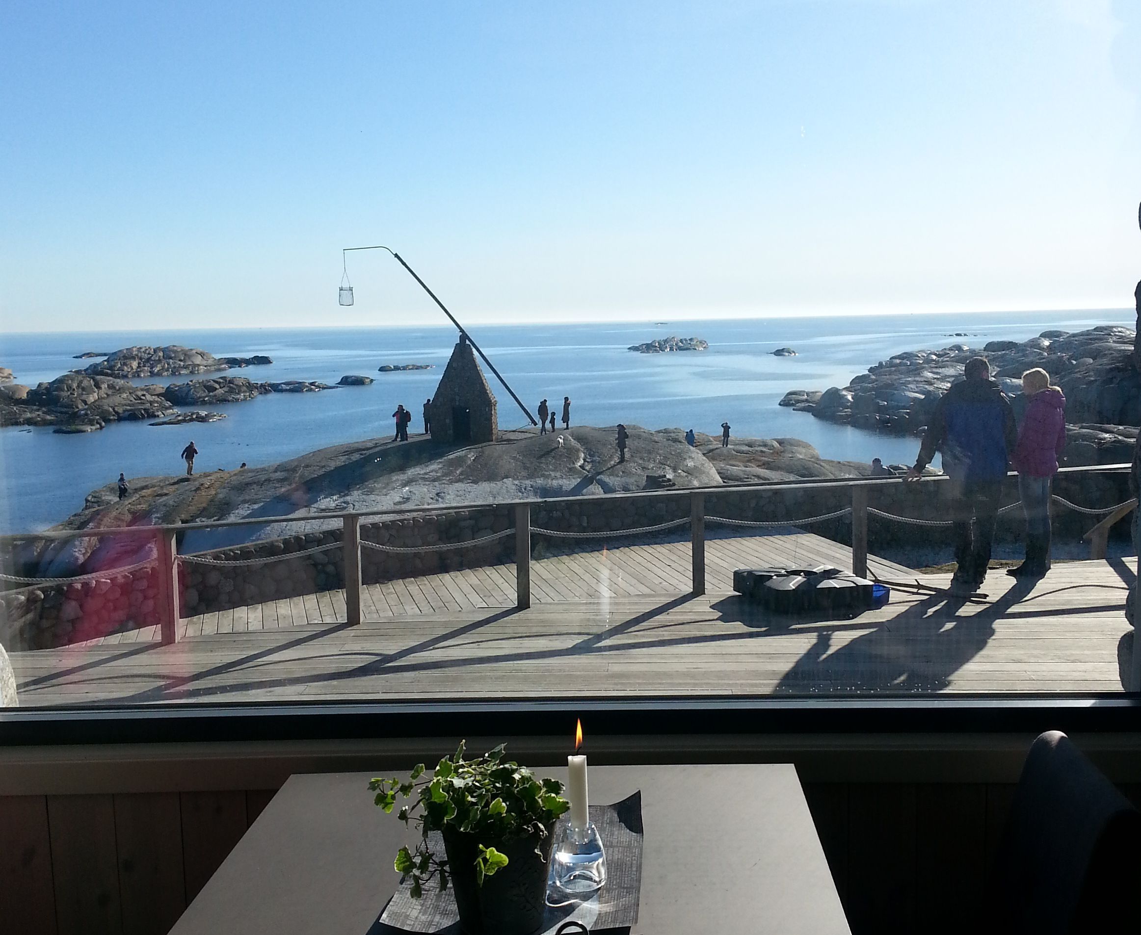 Verdens Ende sett fra restauranten