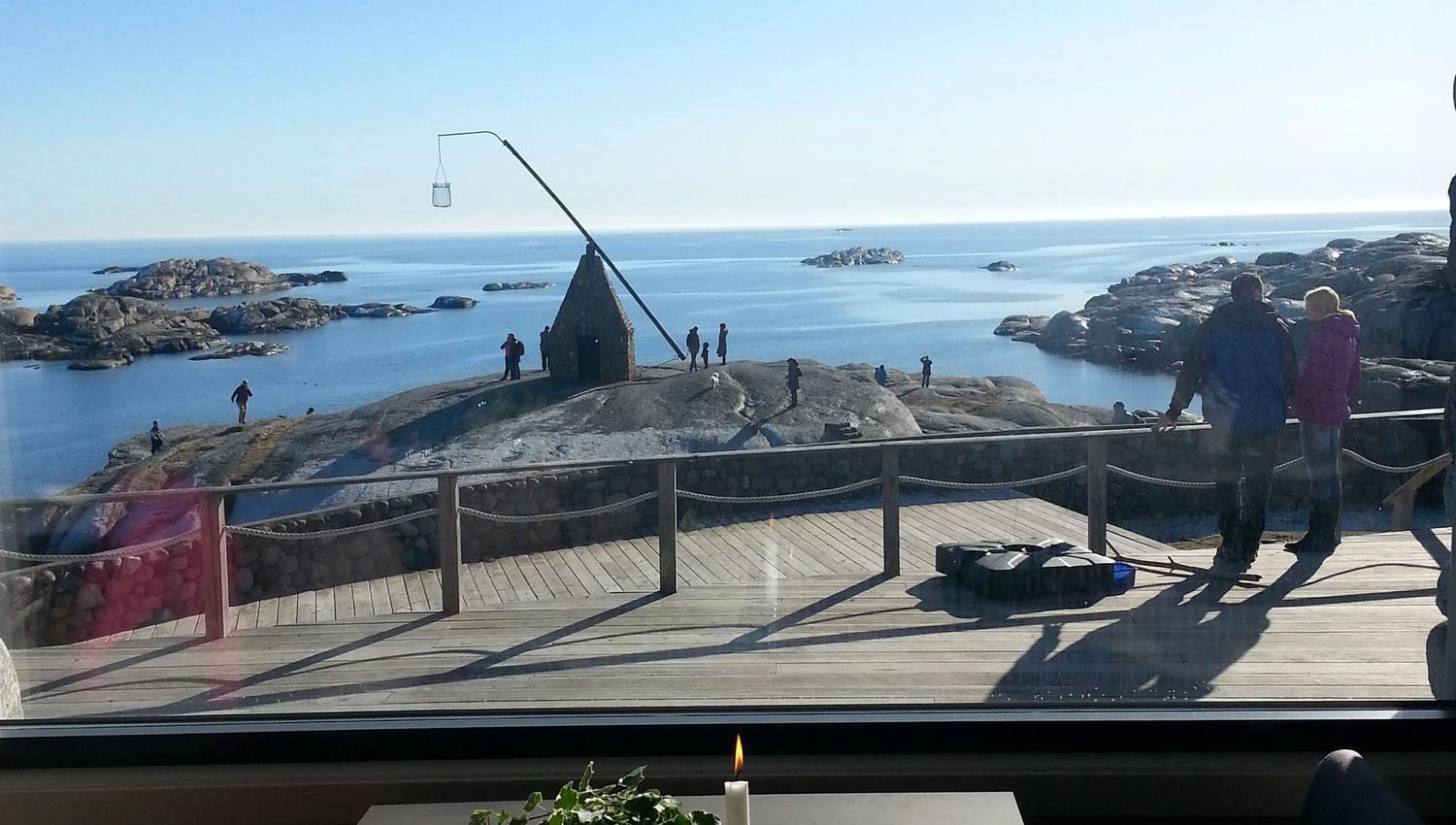 Verdens Ende sett fra restauranten