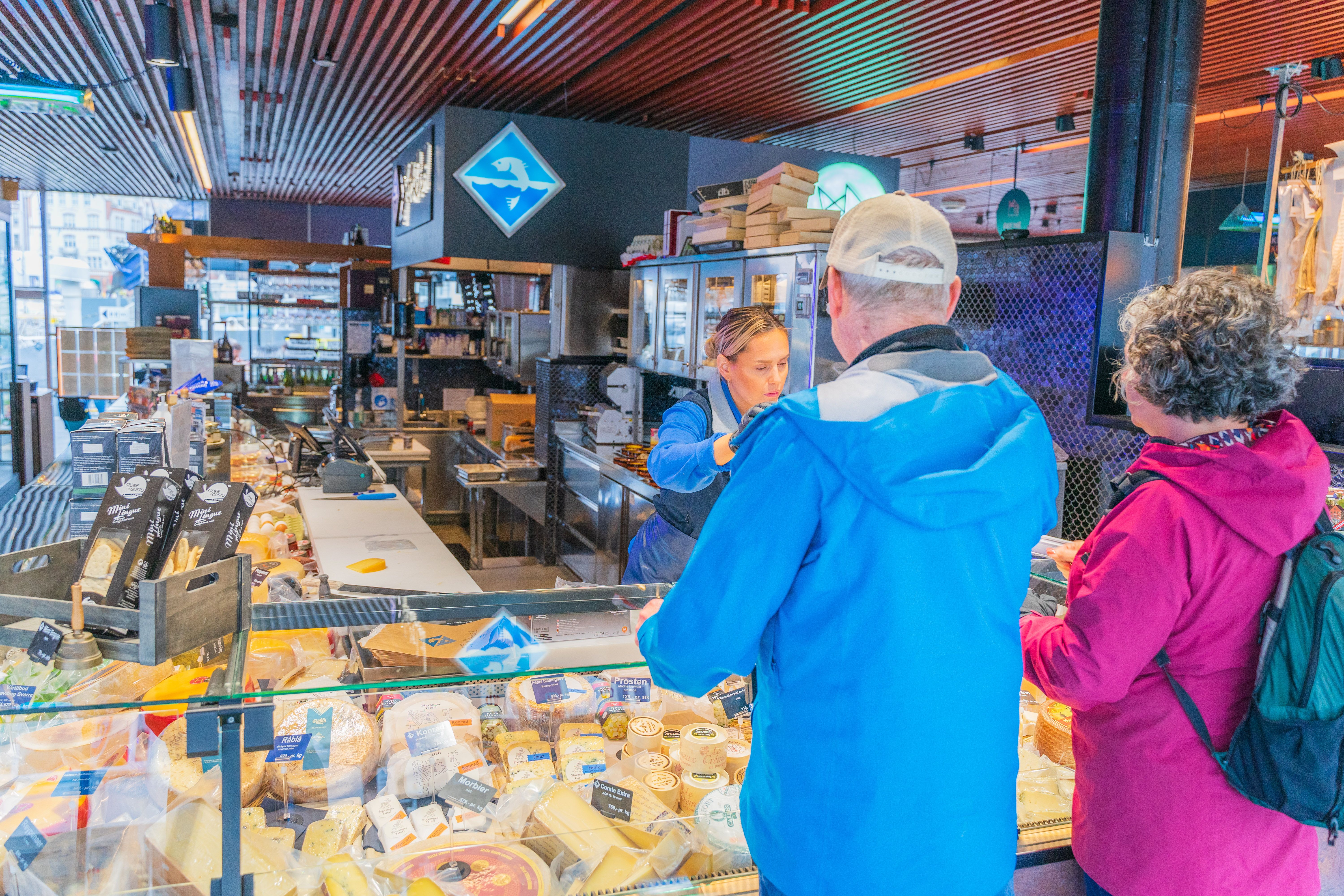 Mathallen på Fisketorget i Bergen