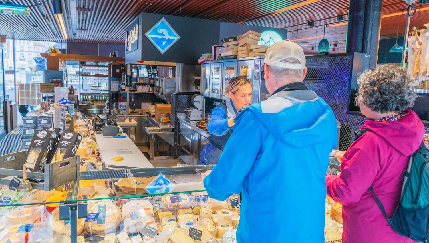 Mathallen på Fisketorget i Bergen