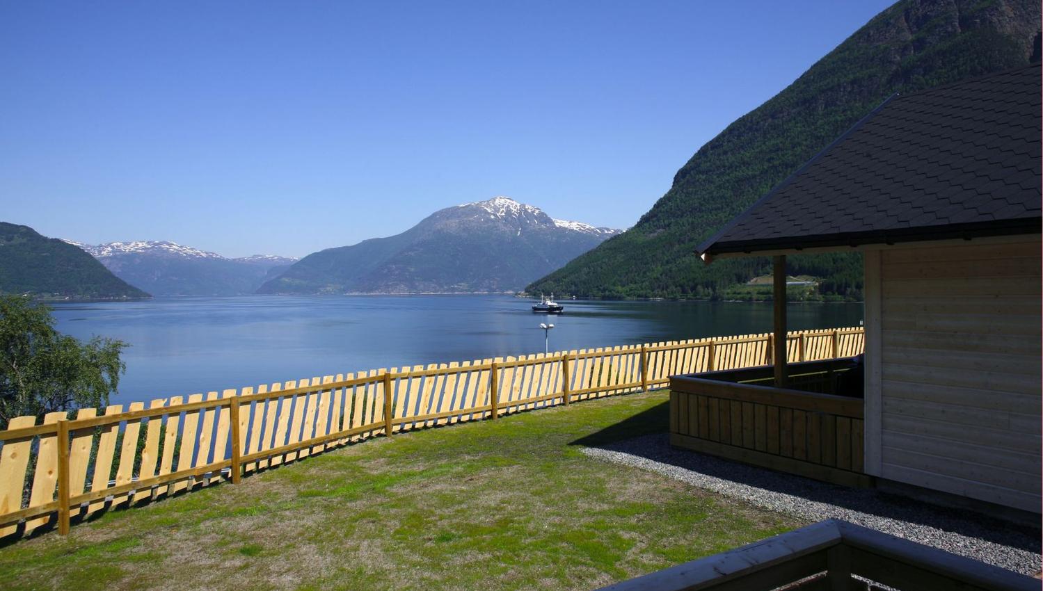 Utsikt fra campingplassen