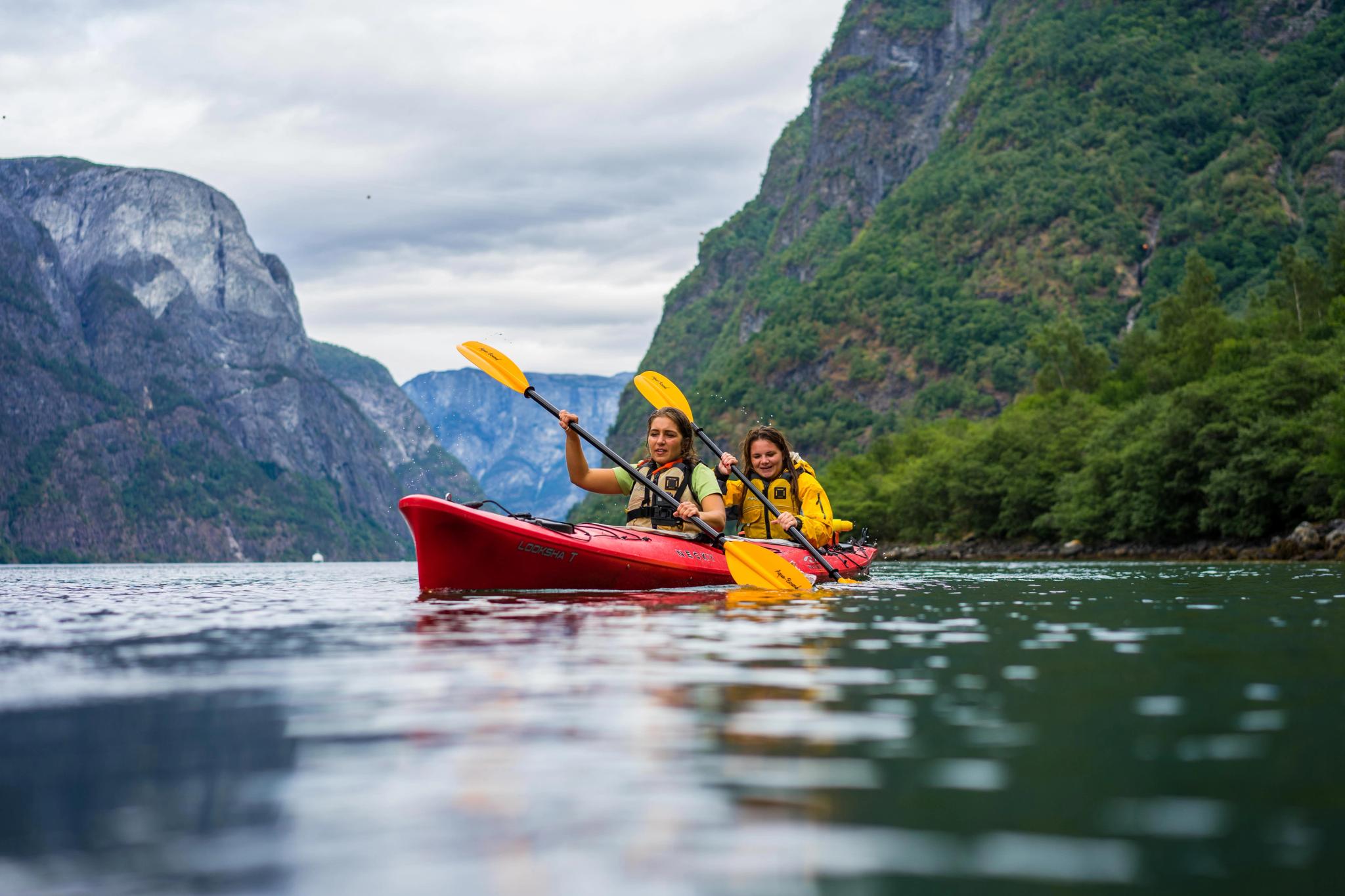 Utleige av kajakk, Flåm