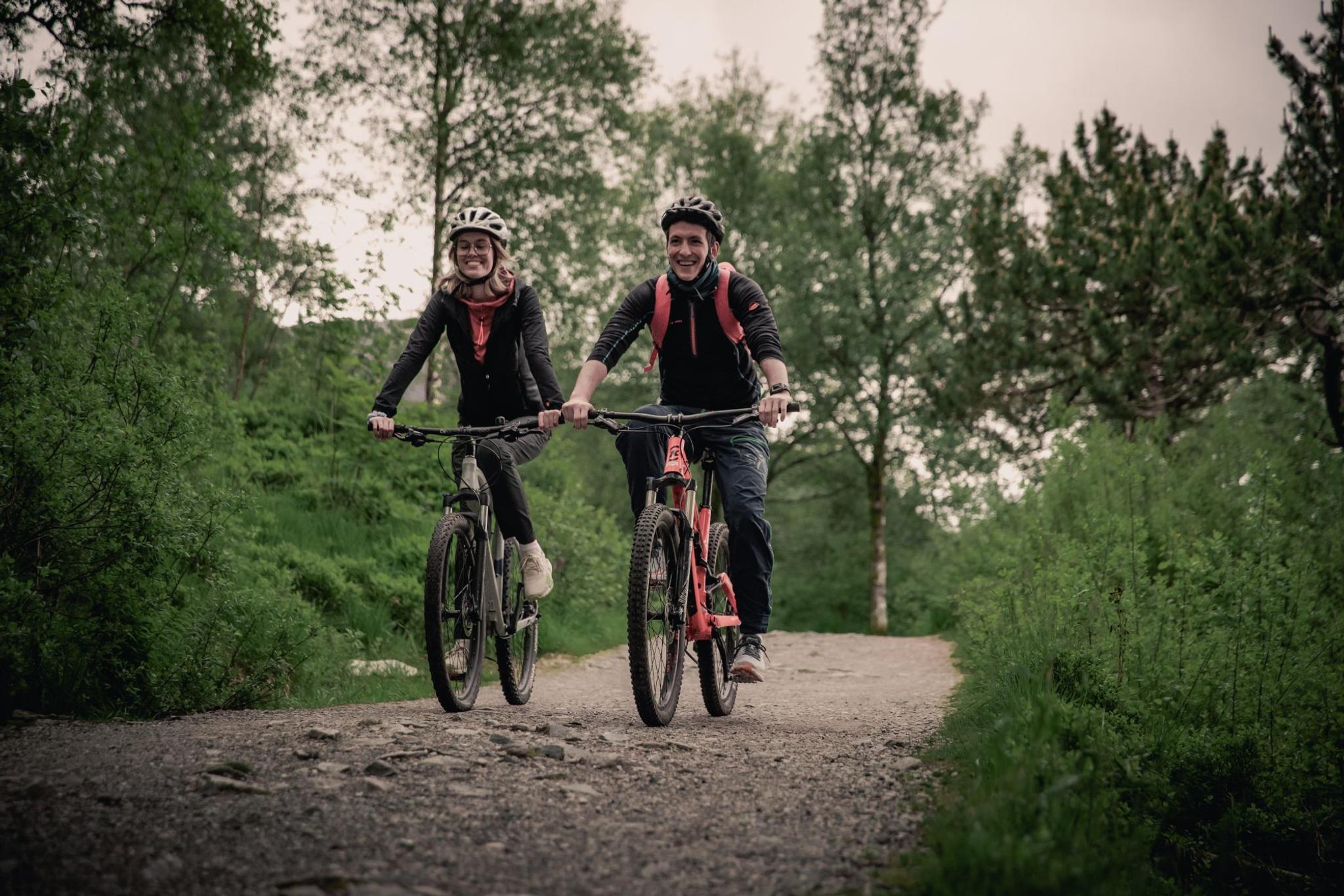 Leie av mountain bike på Fløyen