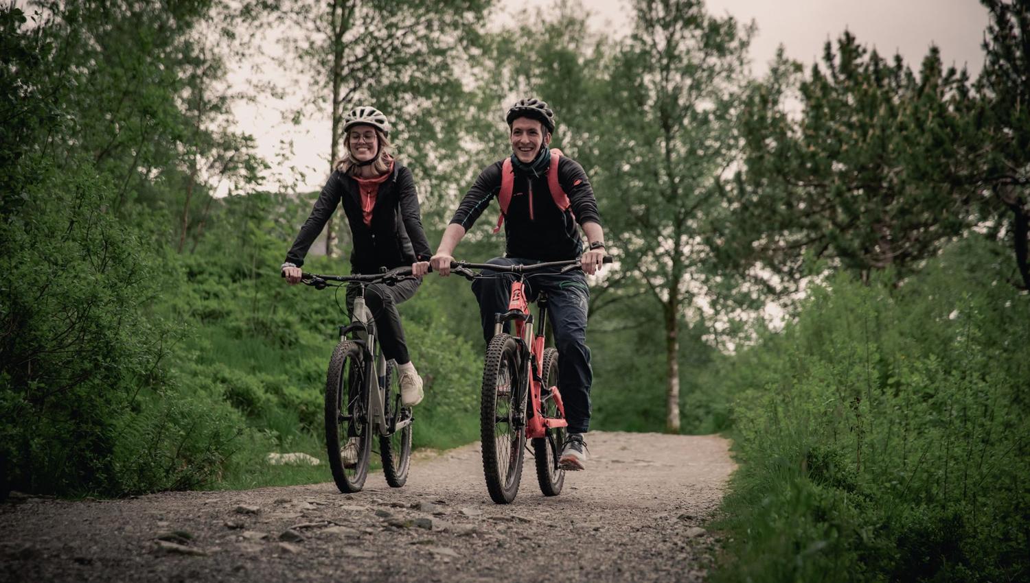 Leie av mountain bike på Fløyen