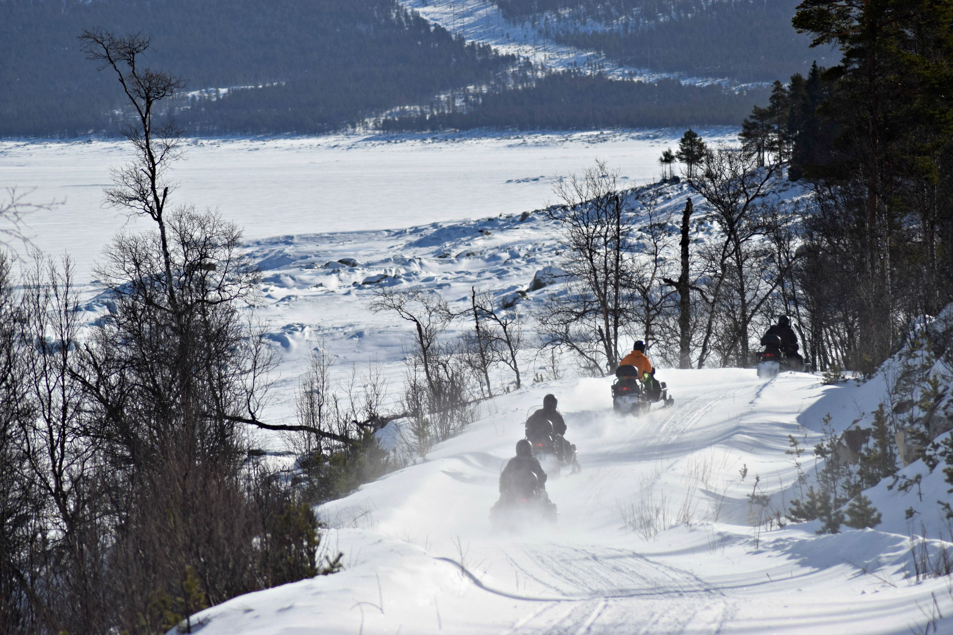 Snøscooter safari