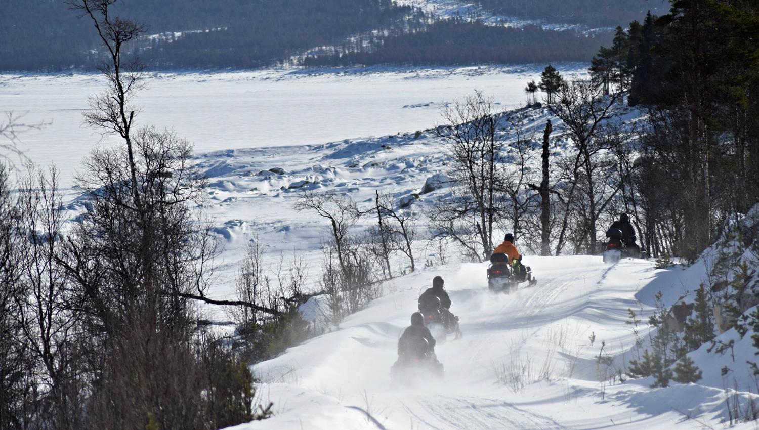 Snøscooter safari