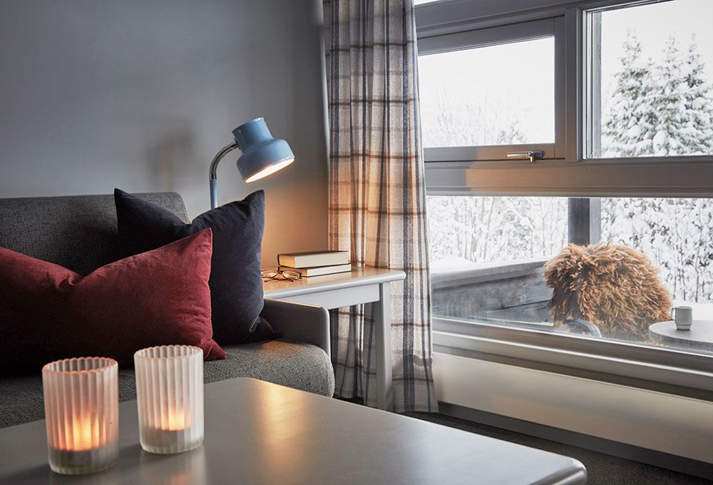 stue til 2-roms leiligheten på Gaustablikk leiligheter