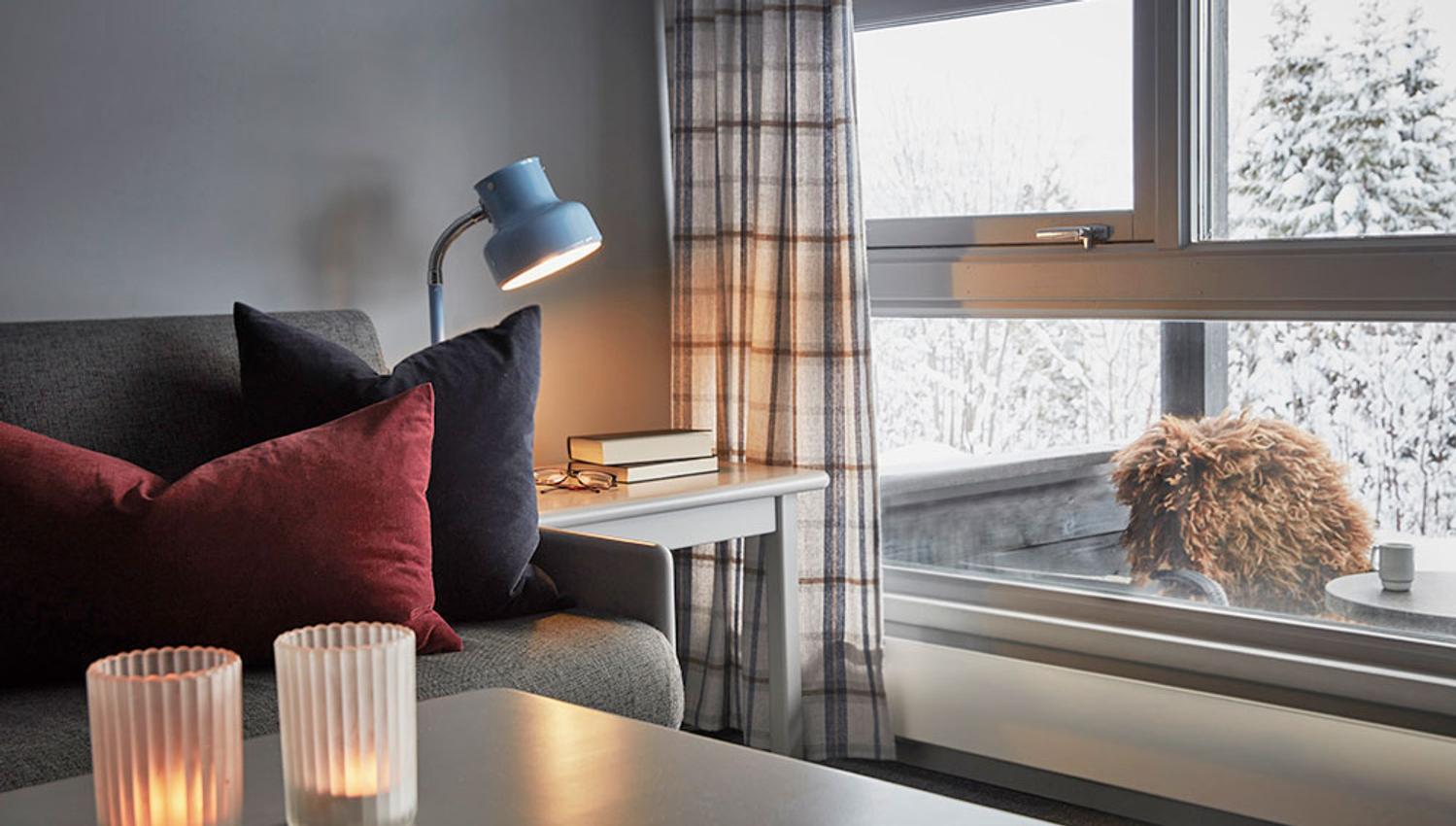 stue til 2-roms leiligheten på Gaustablikk leiligheter