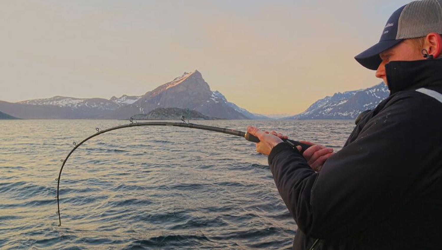 Man fishing with Explore the Arctic