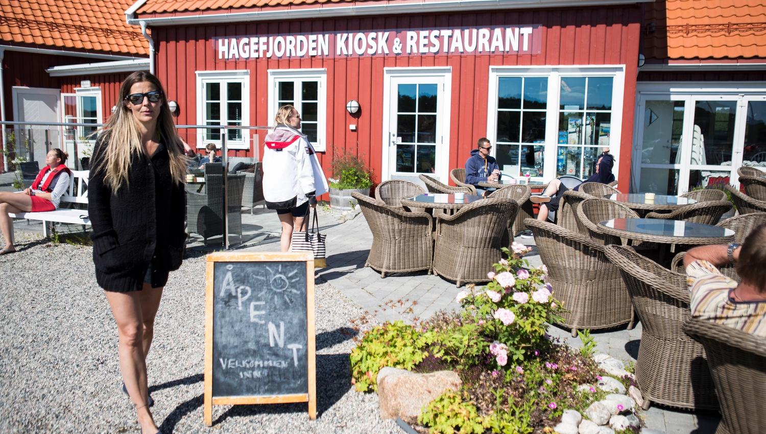 Hagefjord Brygge med kiosk og restaurant