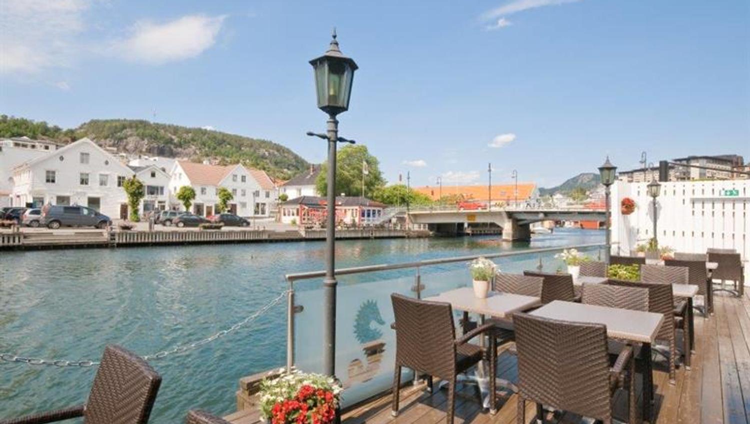 Utsikt fra Maritim Fjordhotel