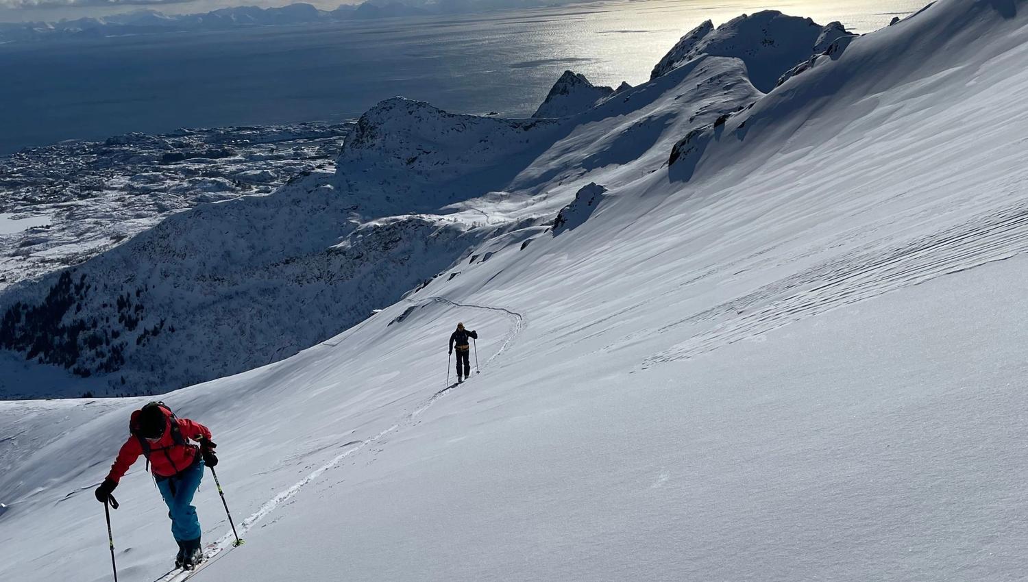 På vei opp fjellet