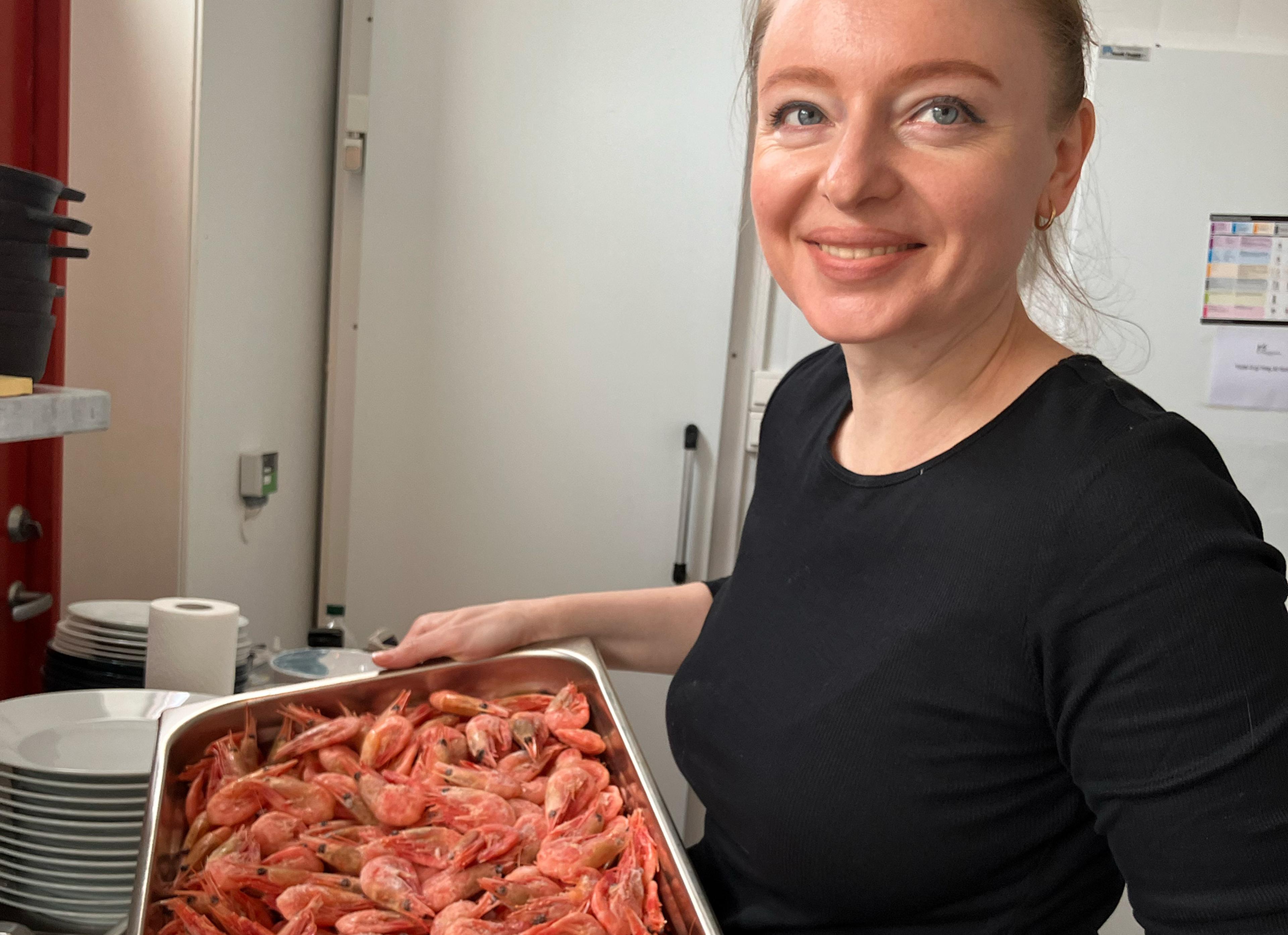 Sjømat på PS Bryggekafé